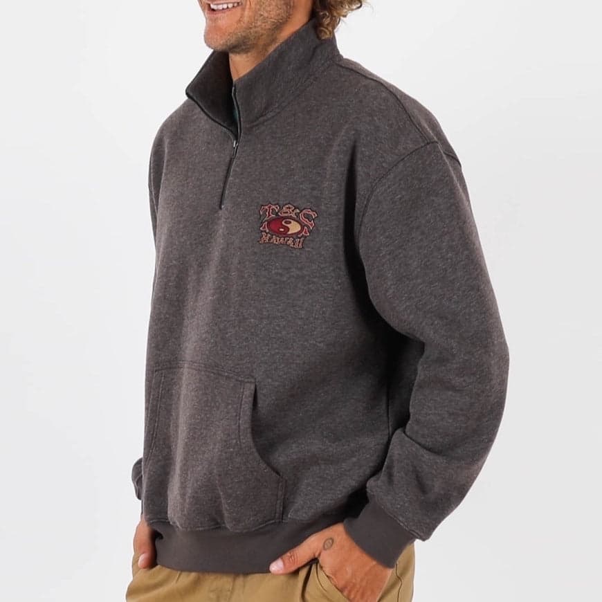 Thruster 1/4 Zip - Vintage Smoke