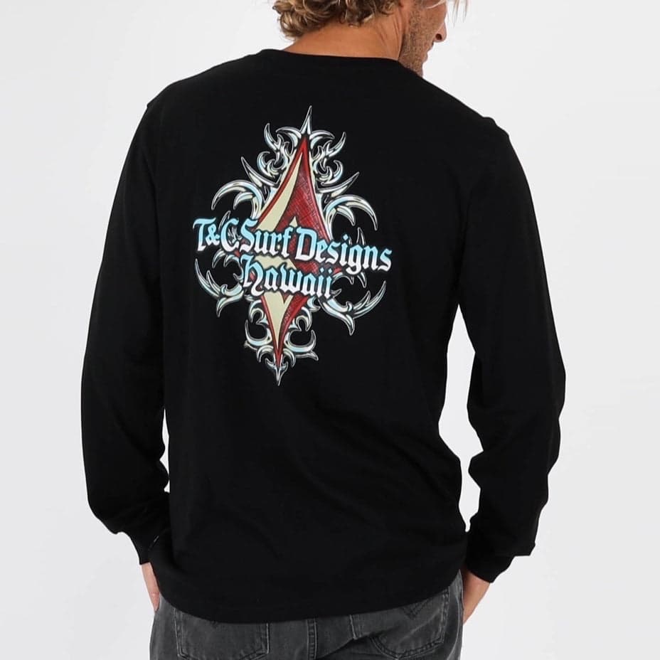 Sonic LS Tee - Vintage Black