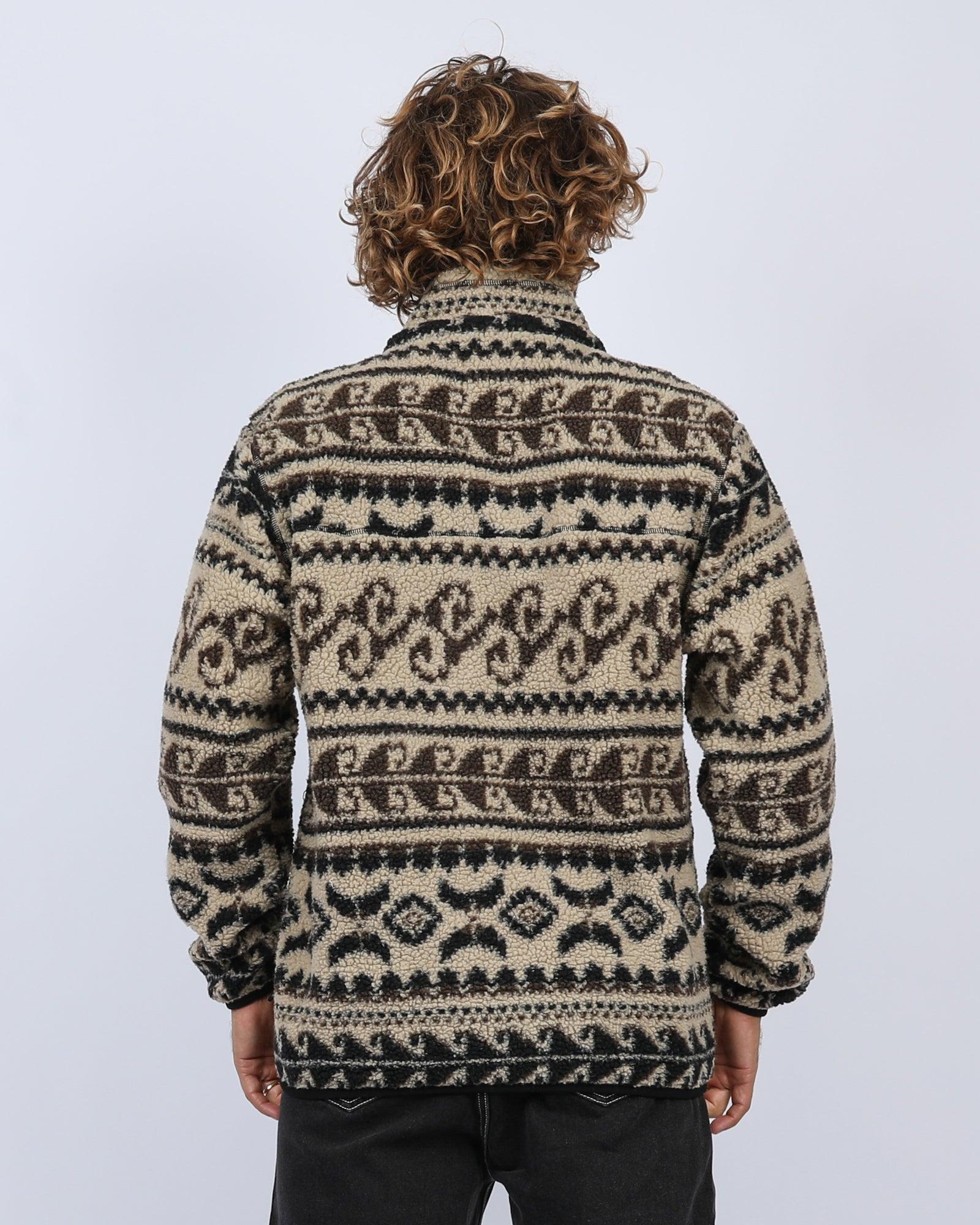 Breaker Zip Thru Polar Fleece - Sand