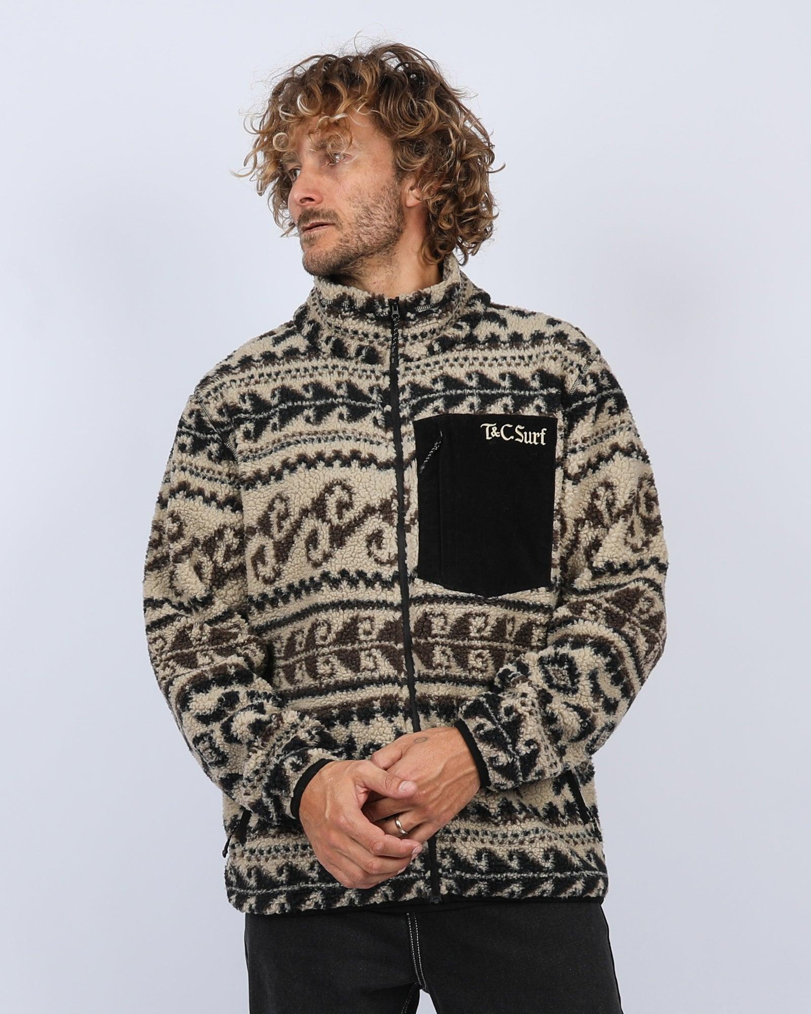 Breaker Zip Thru Polar Fleece - Sand