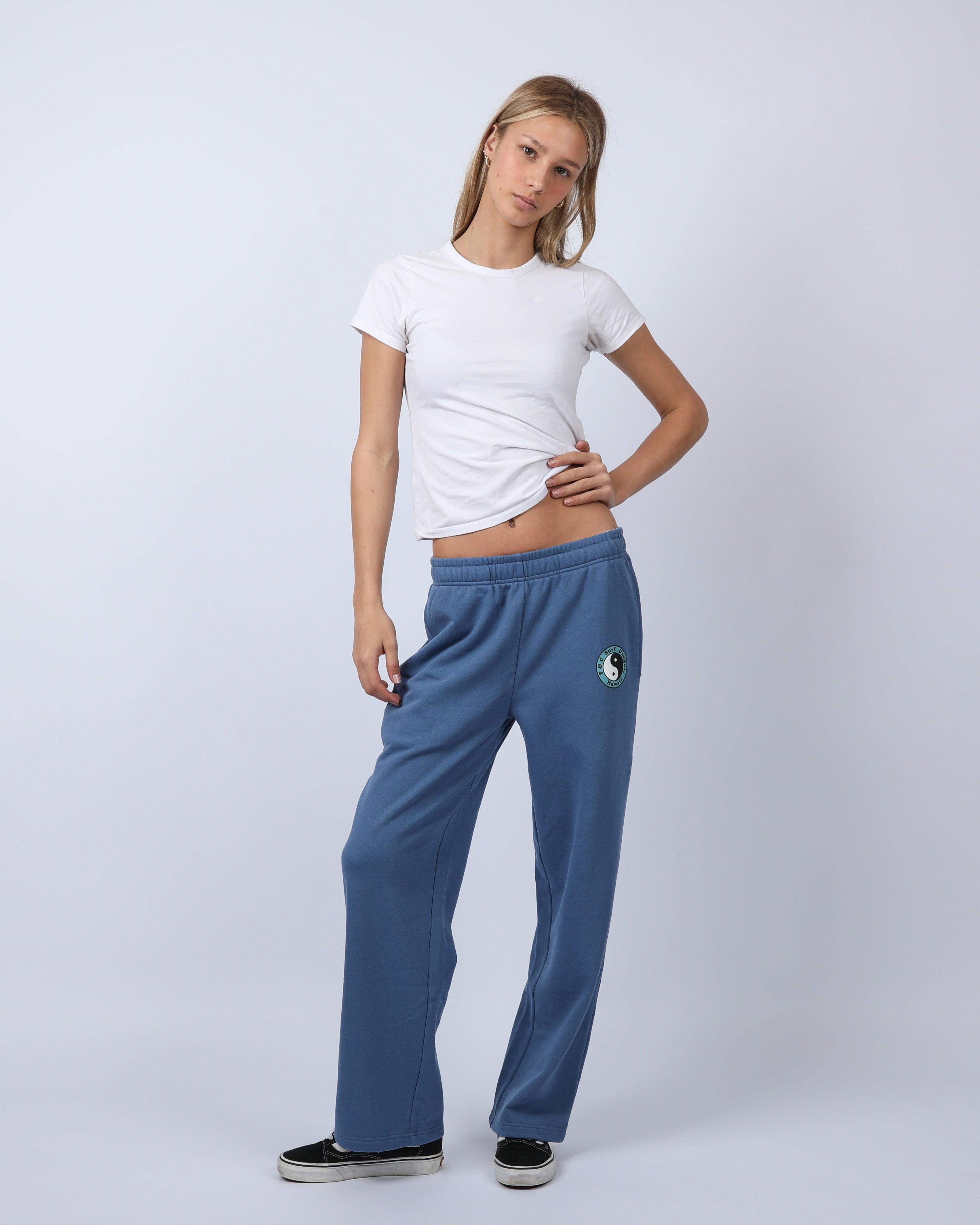OG Wide Leg Track Pant - Pacific