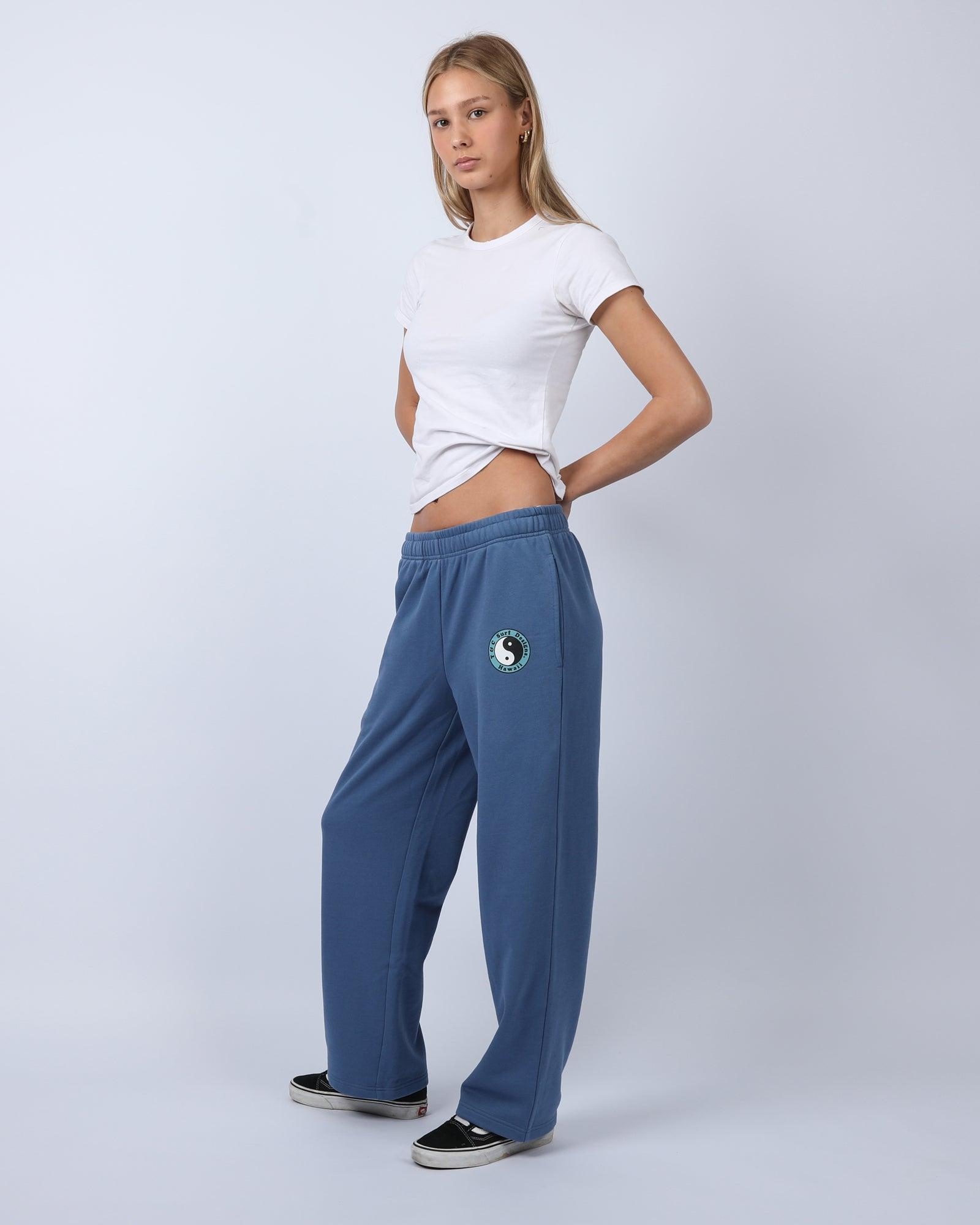 OG Wide Leg Track Pant - Pacific