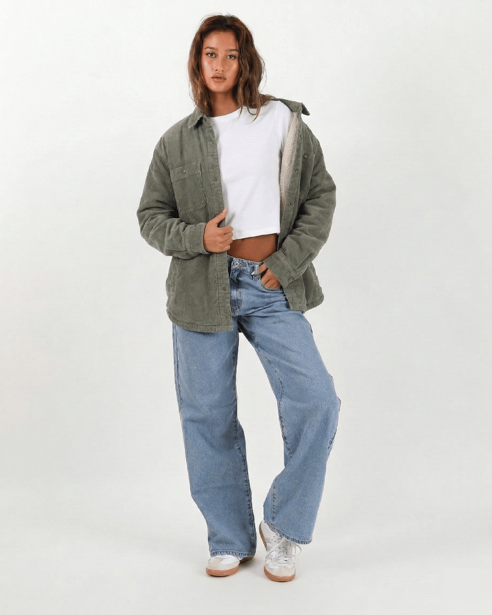 Whaler Cord Jacket - Military