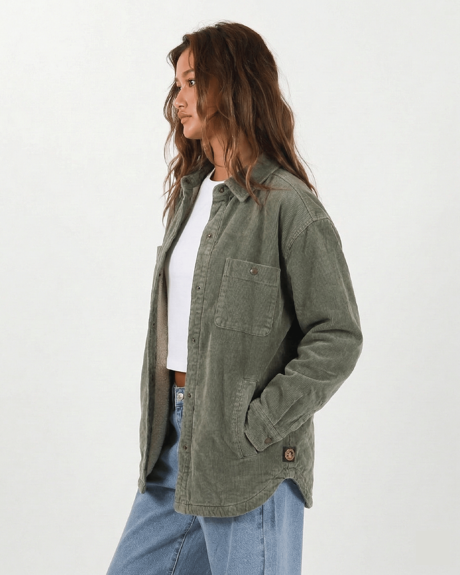 Whaler Cord Jacket - Military