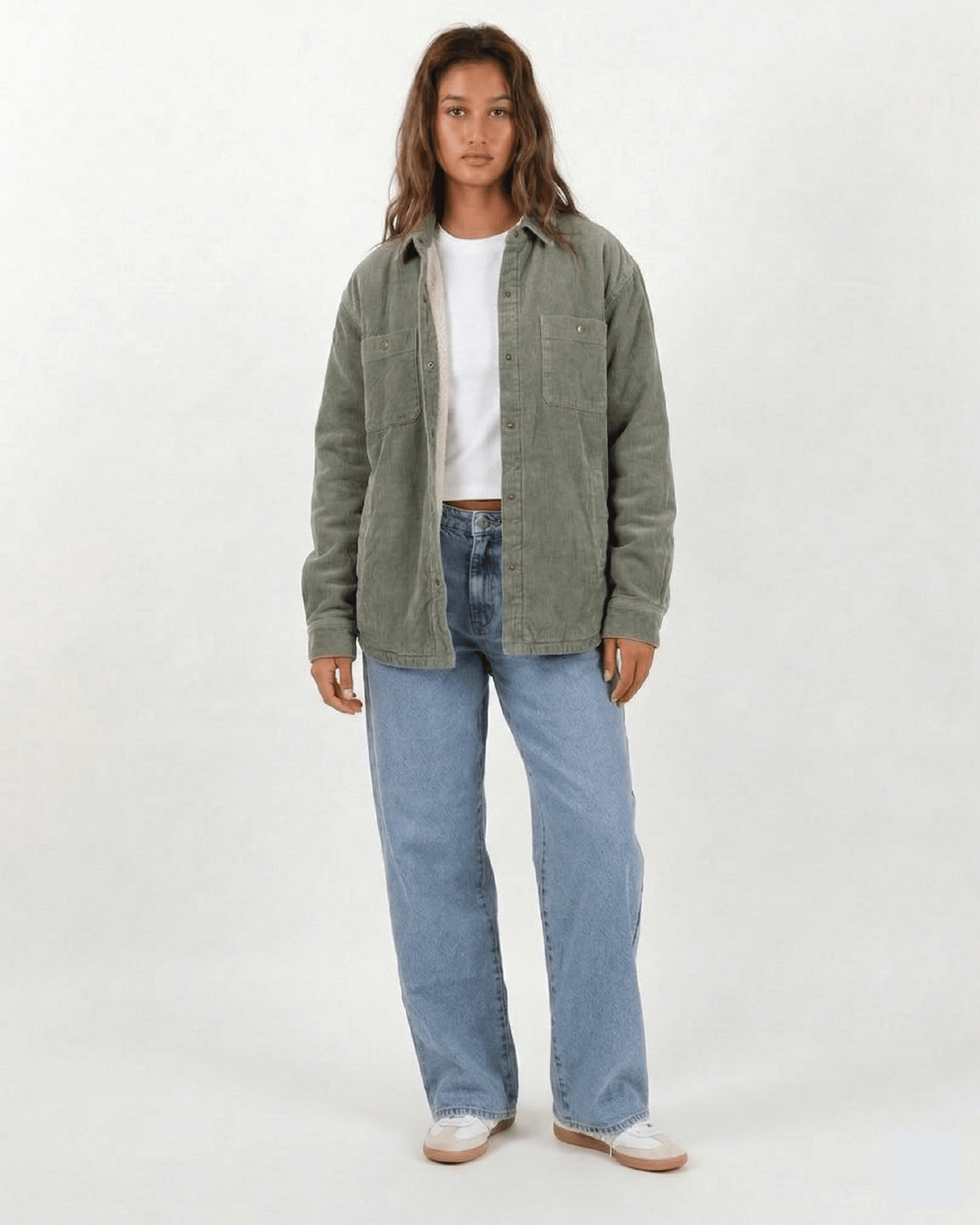 Whaler Cord Jacket - Military