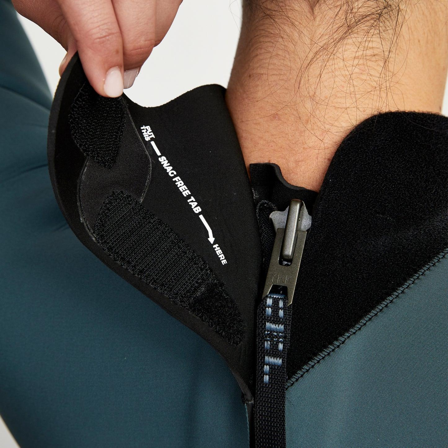 Close-up of zipper