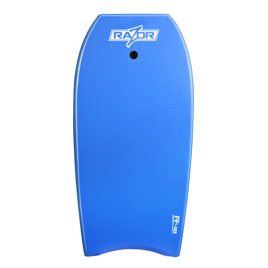 Blue bodyboard front view