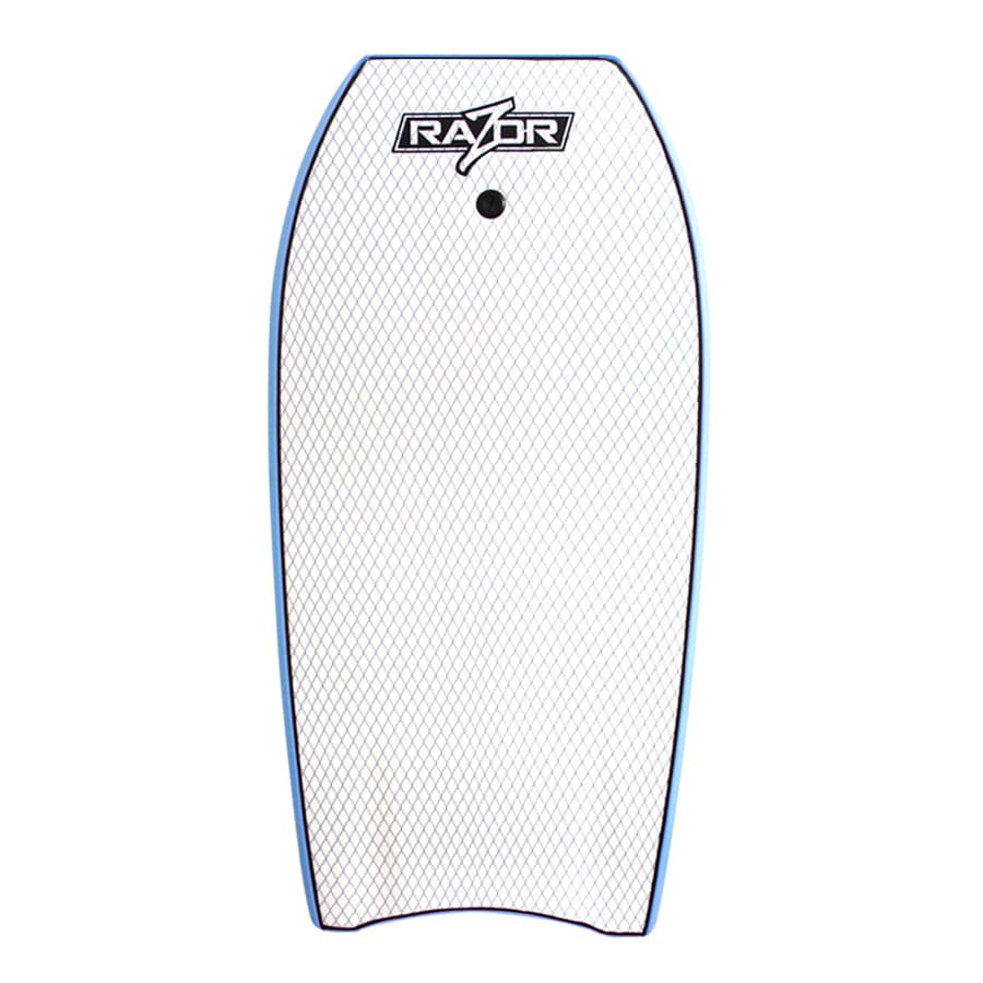 Blue bodyboard back view