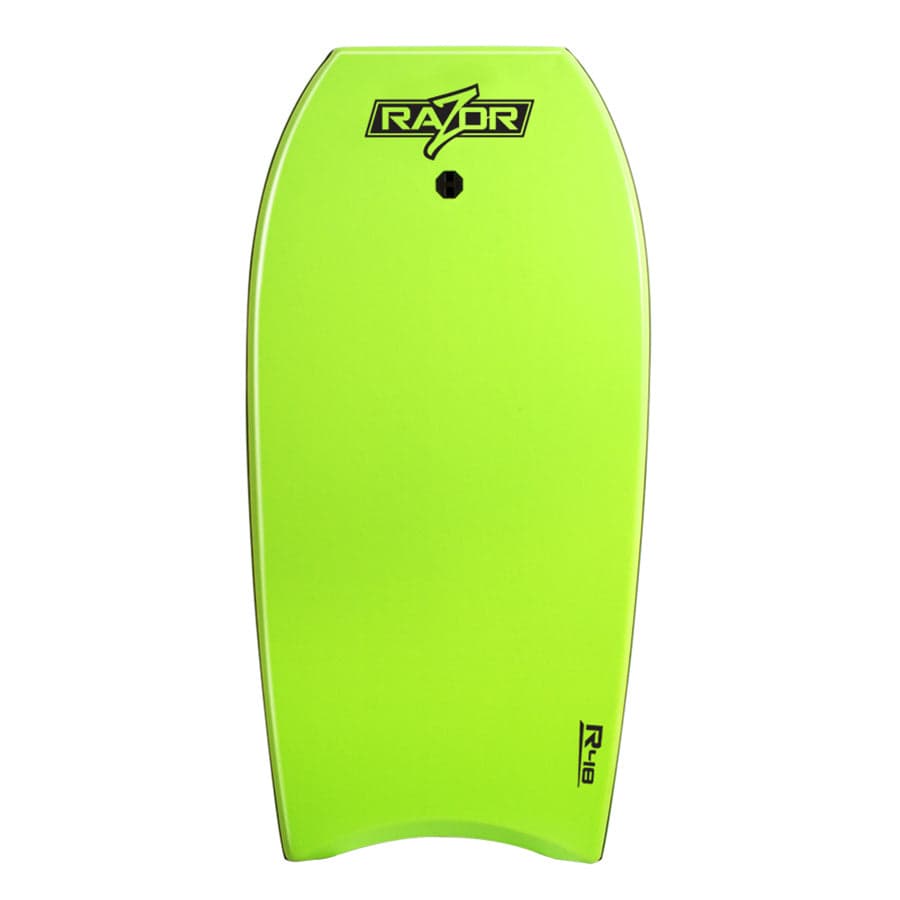 Lime bodyboard front view