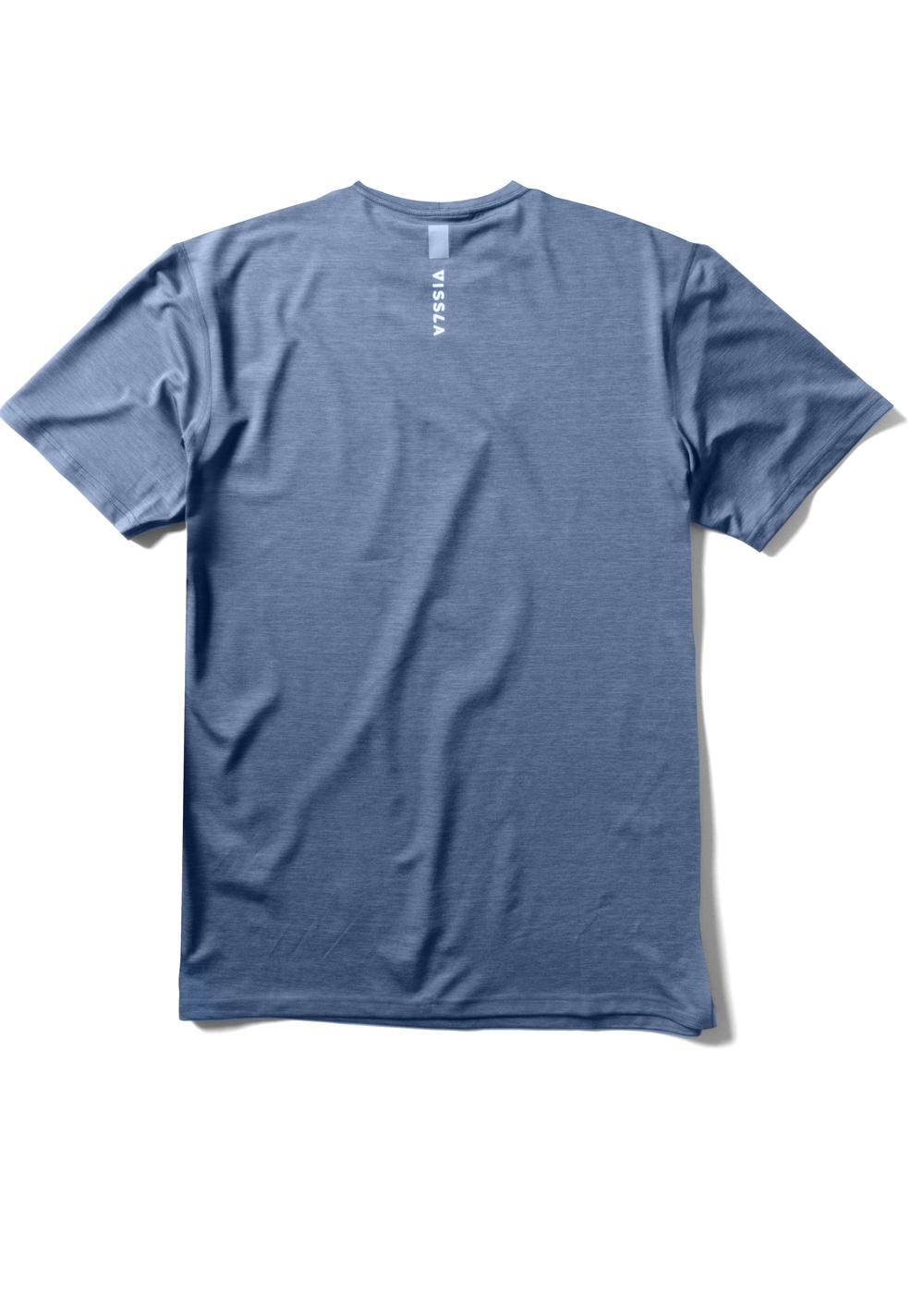 Vissla Twisted Eco Short Sleeve Surf Tee - Black Heather back