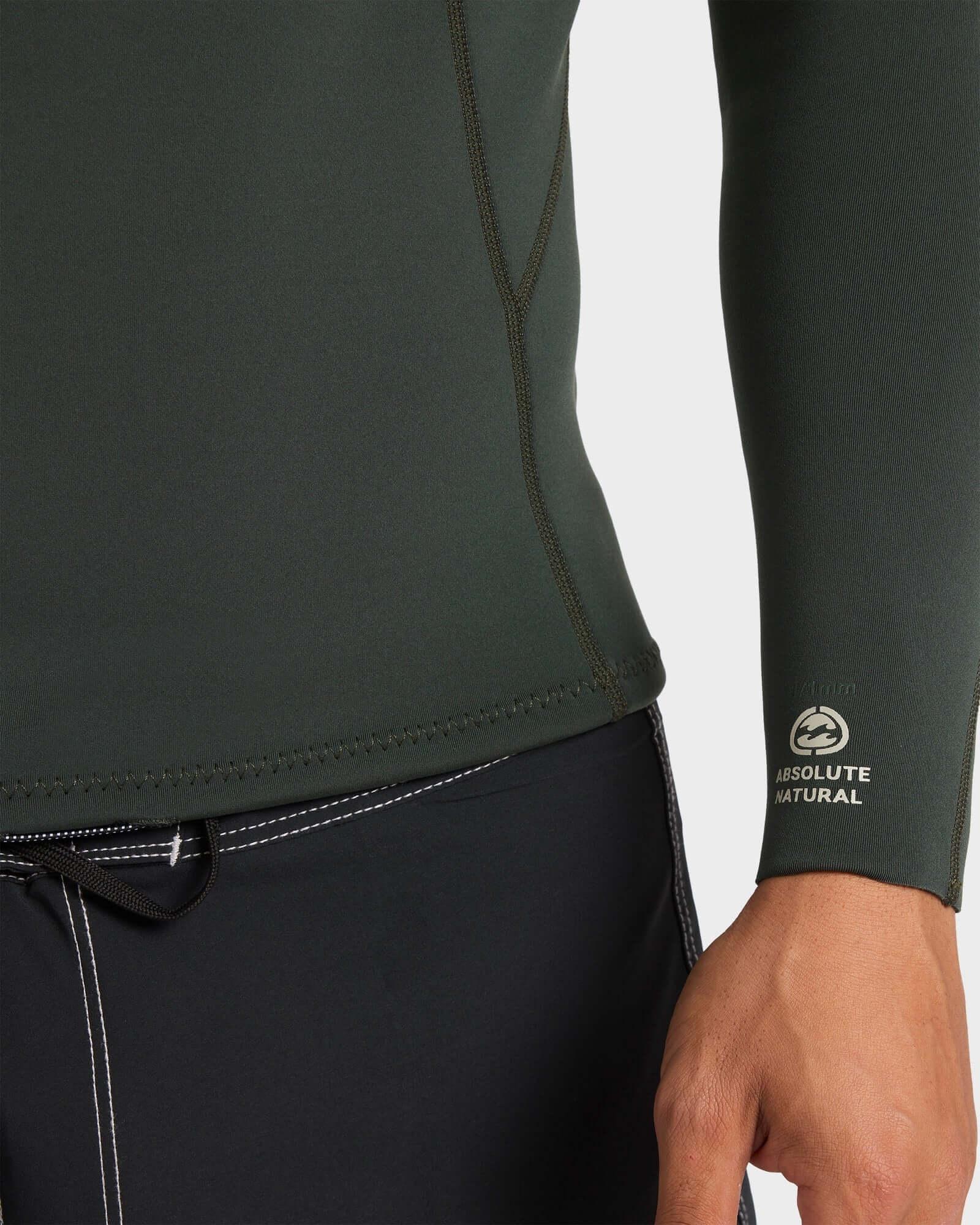 Mens 1/1mm Absolute Natural Wetsuit Jacket - Foreset