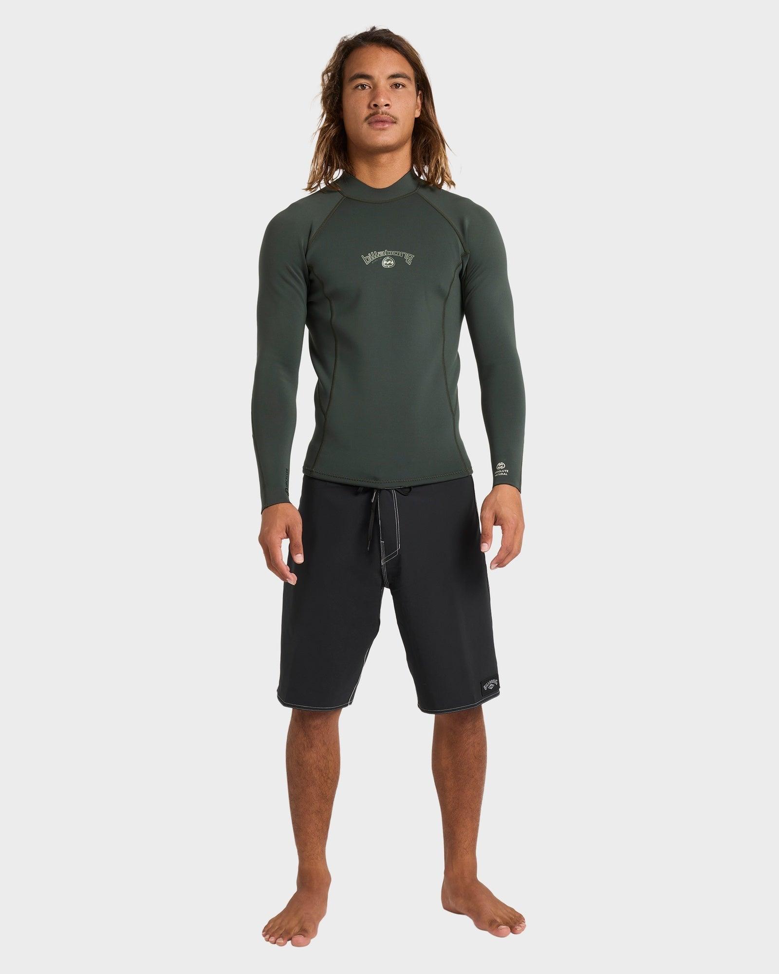 Mens 1/1mm Absolute Natural Wetsuit Jacket - Foreset
