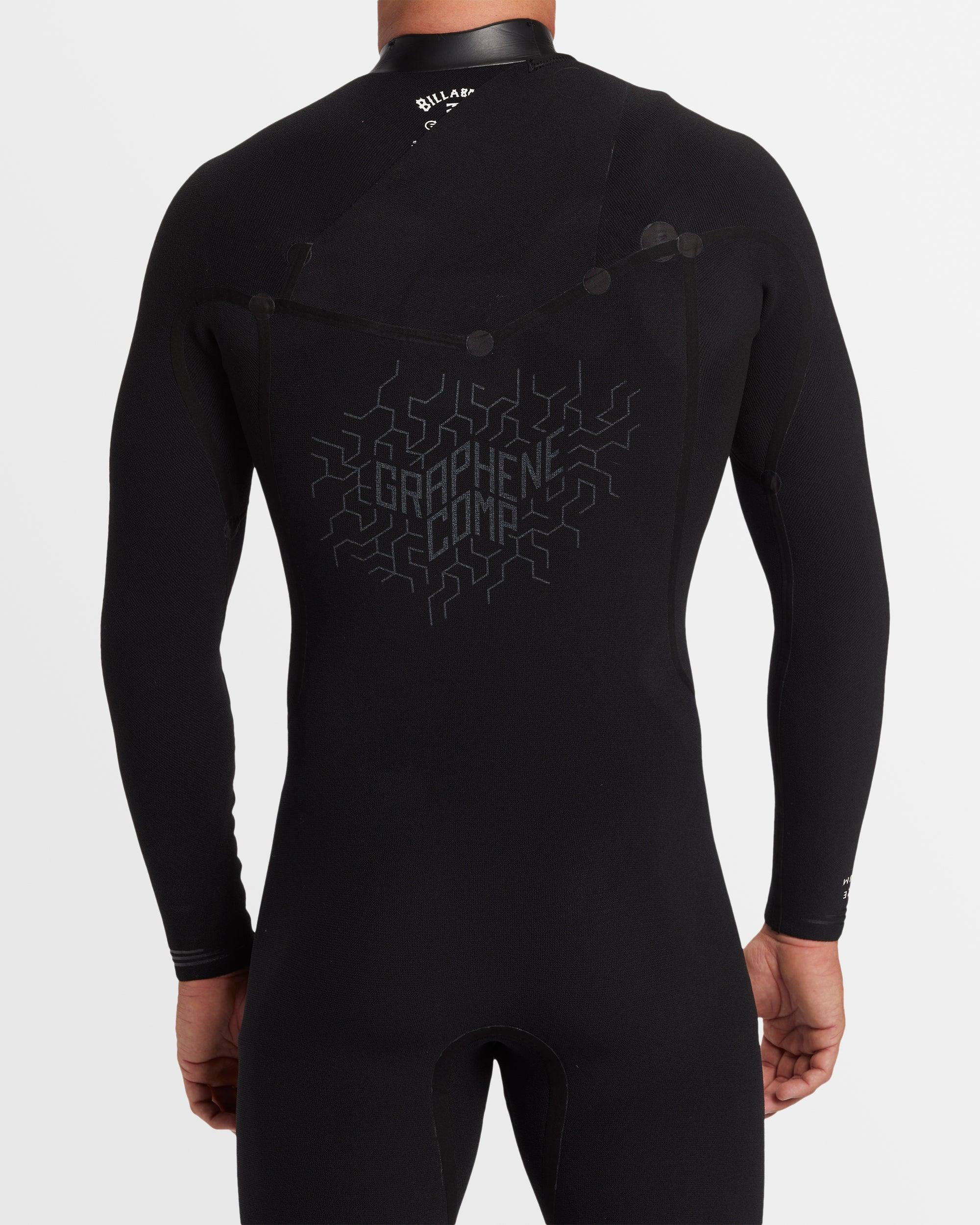 Mens 3/2mm Revolution Natural Chest Zip Wetsuit