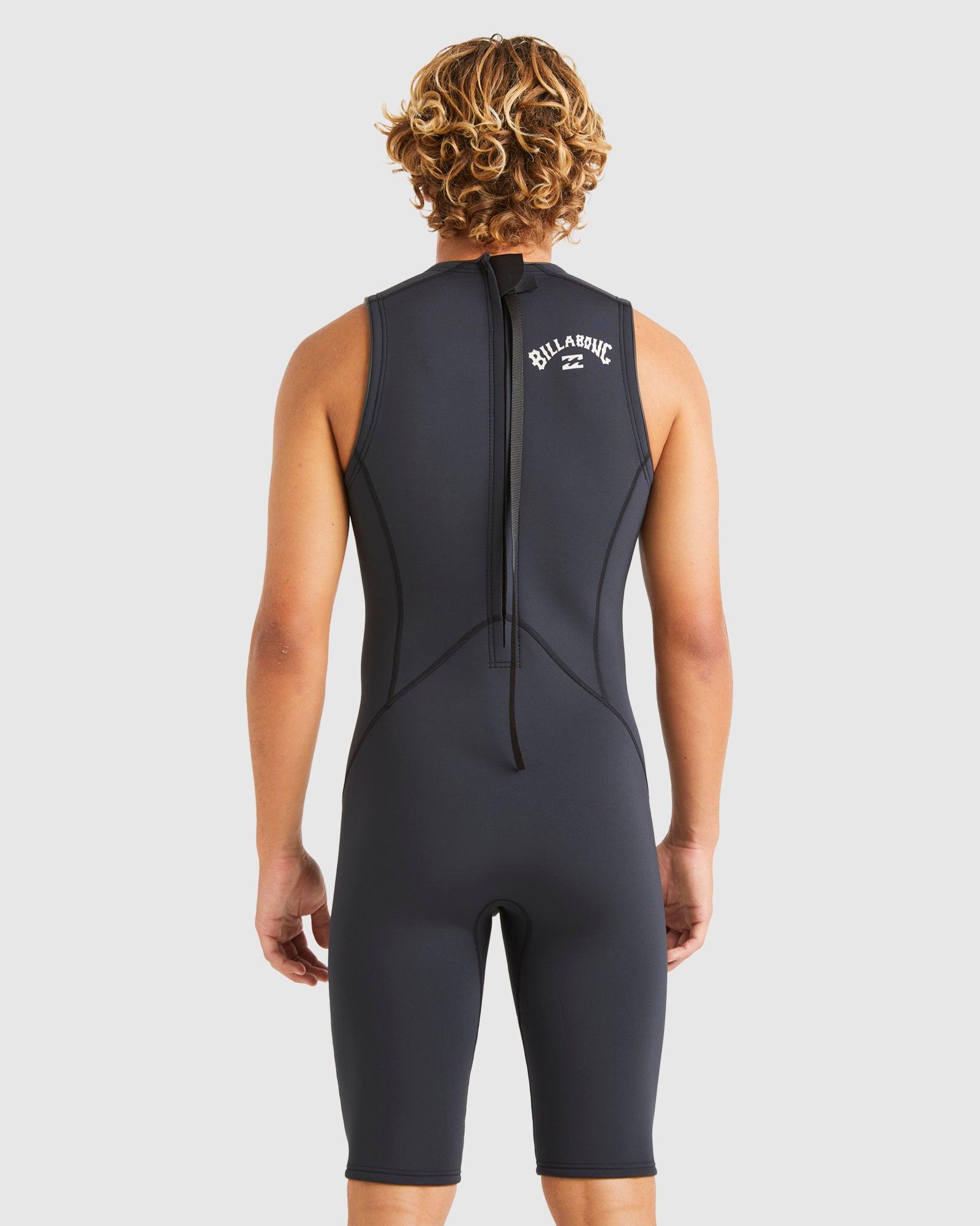 Back view of wetsuit