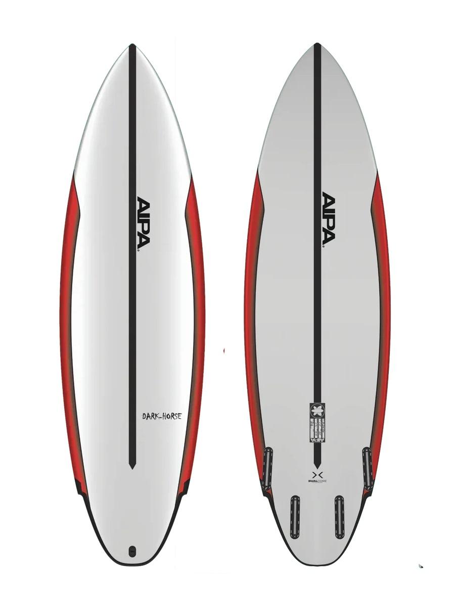 Dark Horse - Dual Core - 5'8" x 19 3/4" x 2 11/16" - 31.08L (Aipa) - 5' 8" x 19 3/4" x 2 11/16" x 31.1L - Futures 3