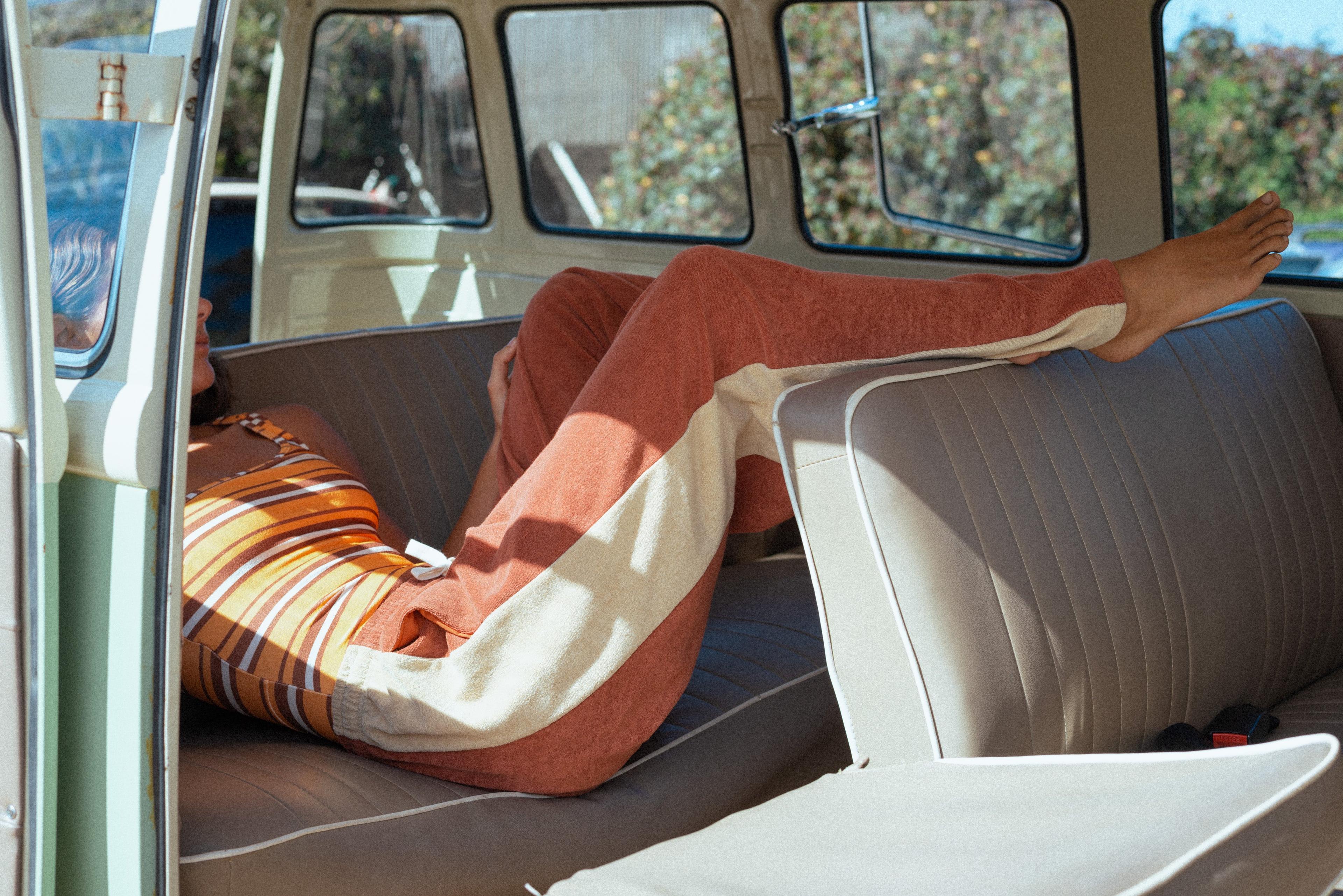 Après Surf Panel Pant - Rust & Cream