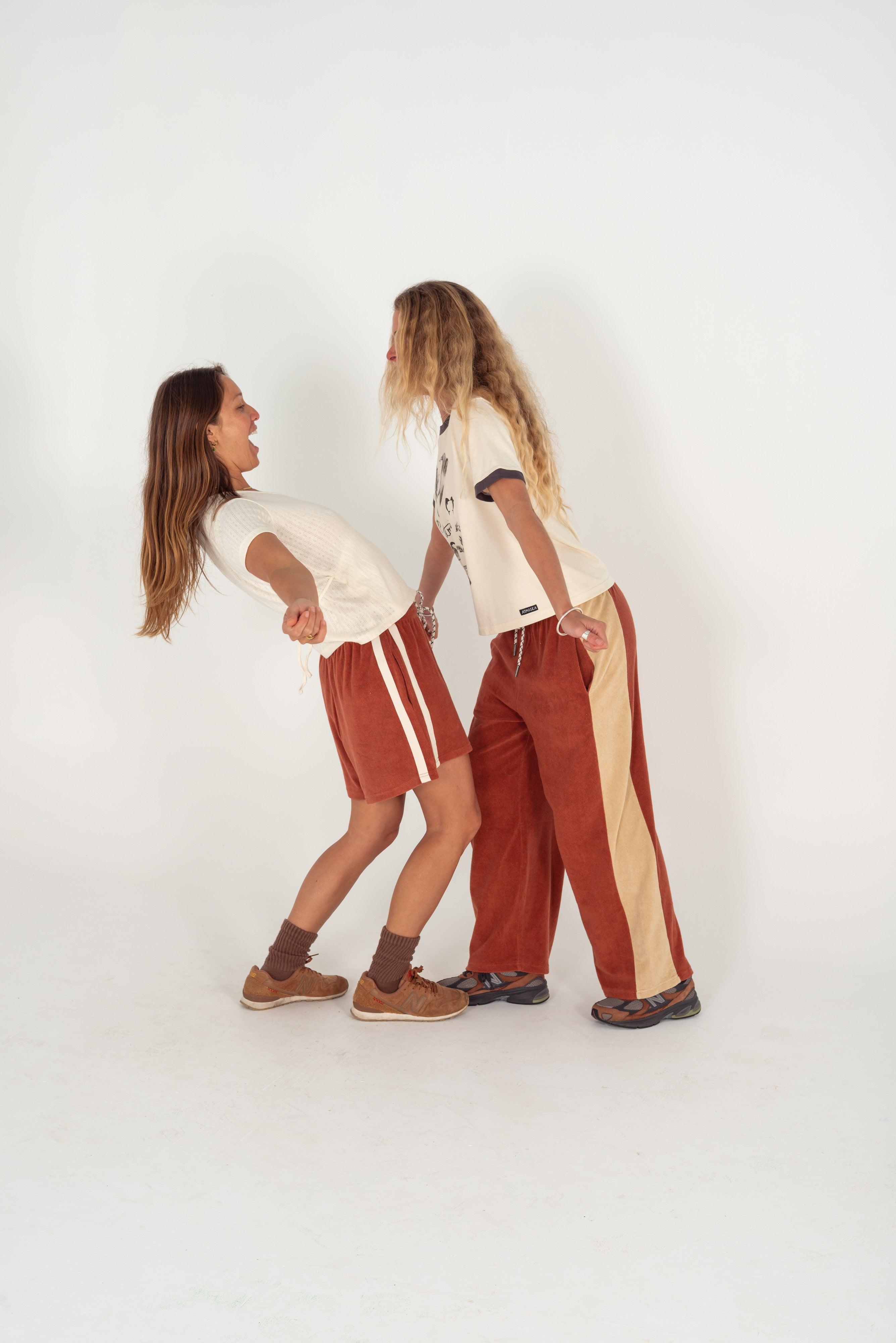 Après Surf Panel Pant - Rust & Cream