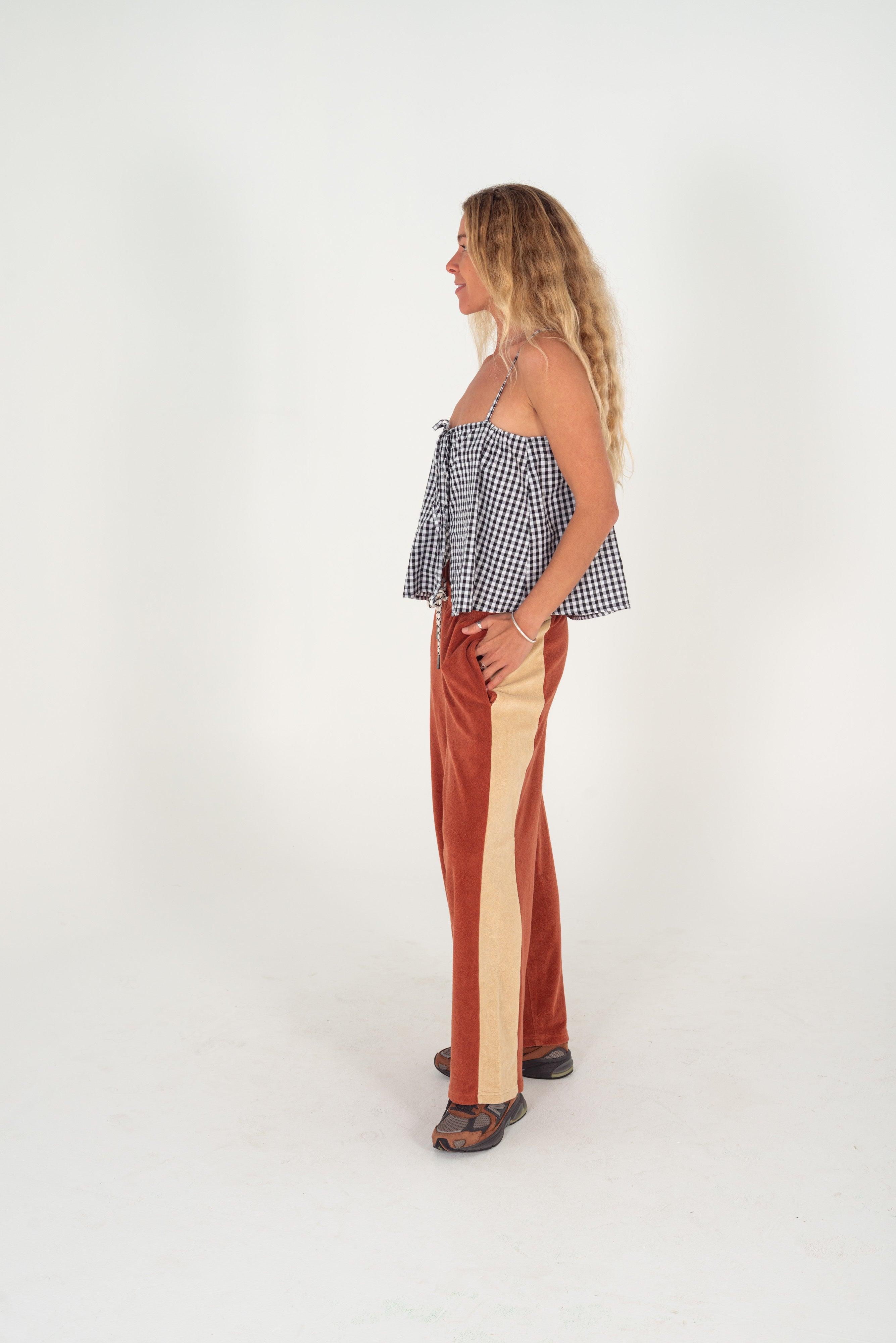 Après Surf Panel Pant - Rust & Cream