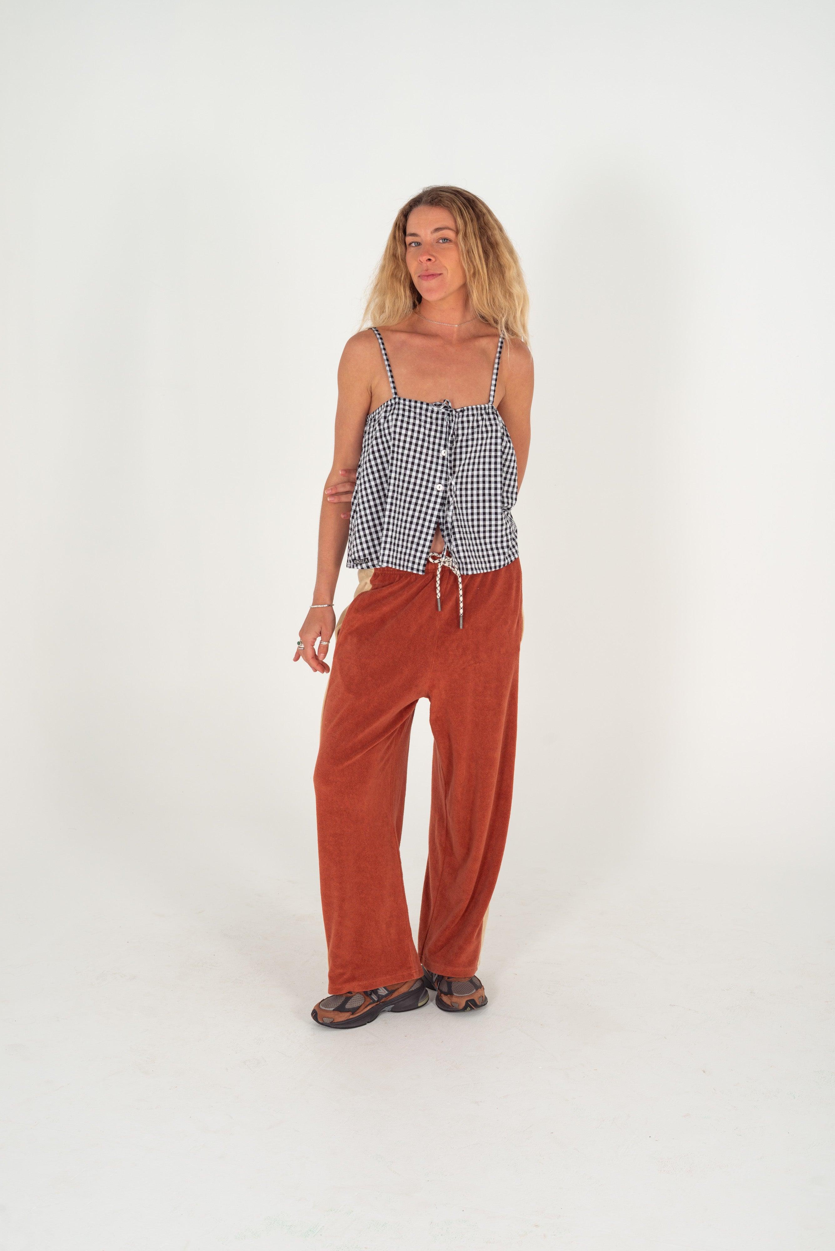 Après Surf Panel Pant - Rust & Cream