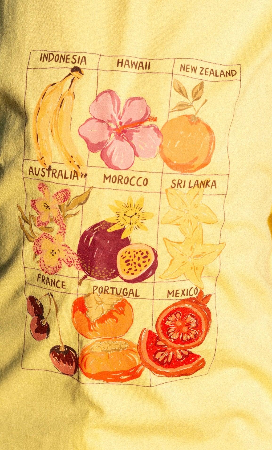 Artist Tee - Fruity Print - Atmosea