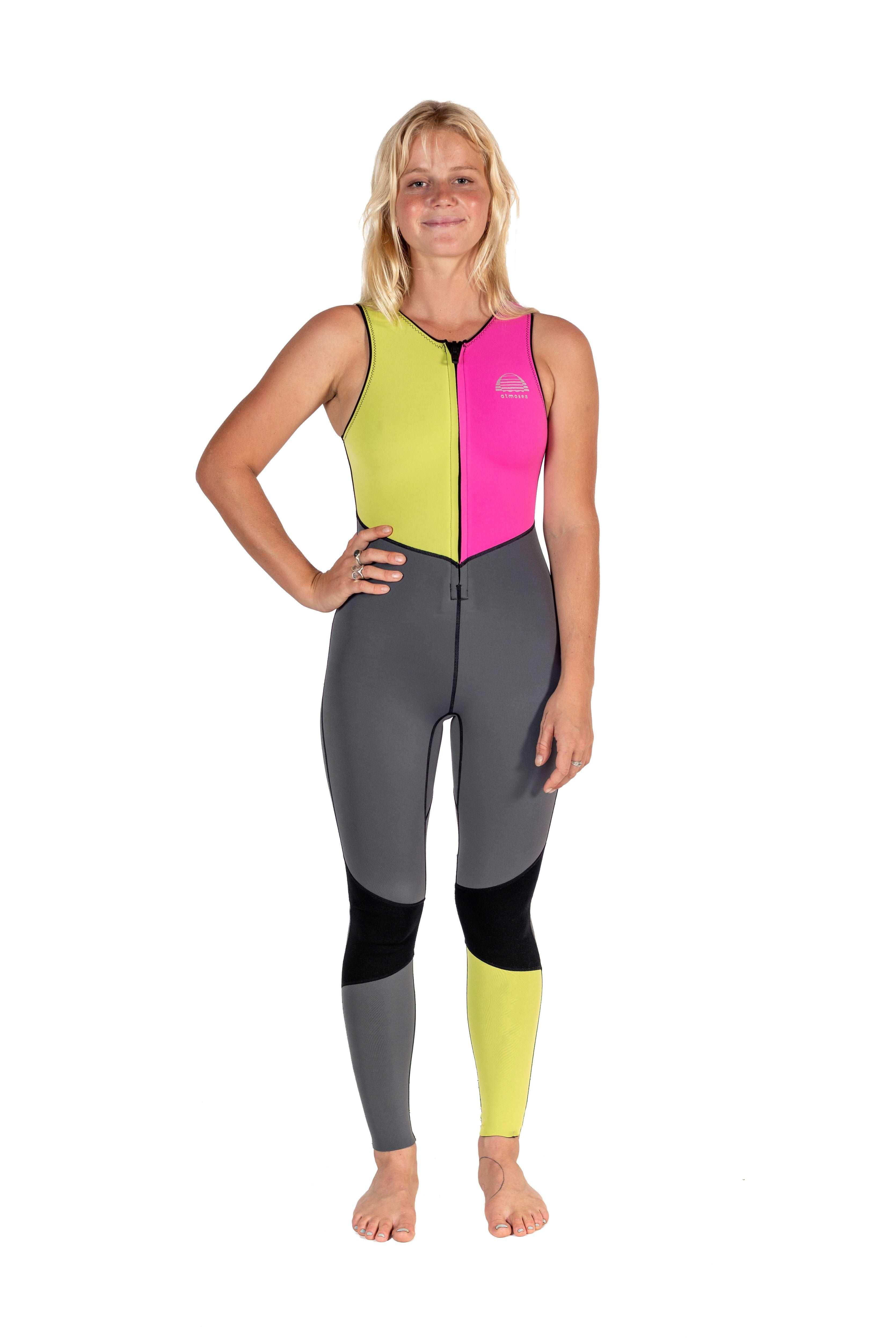 Atmosea Front Zip Long Jane Splice