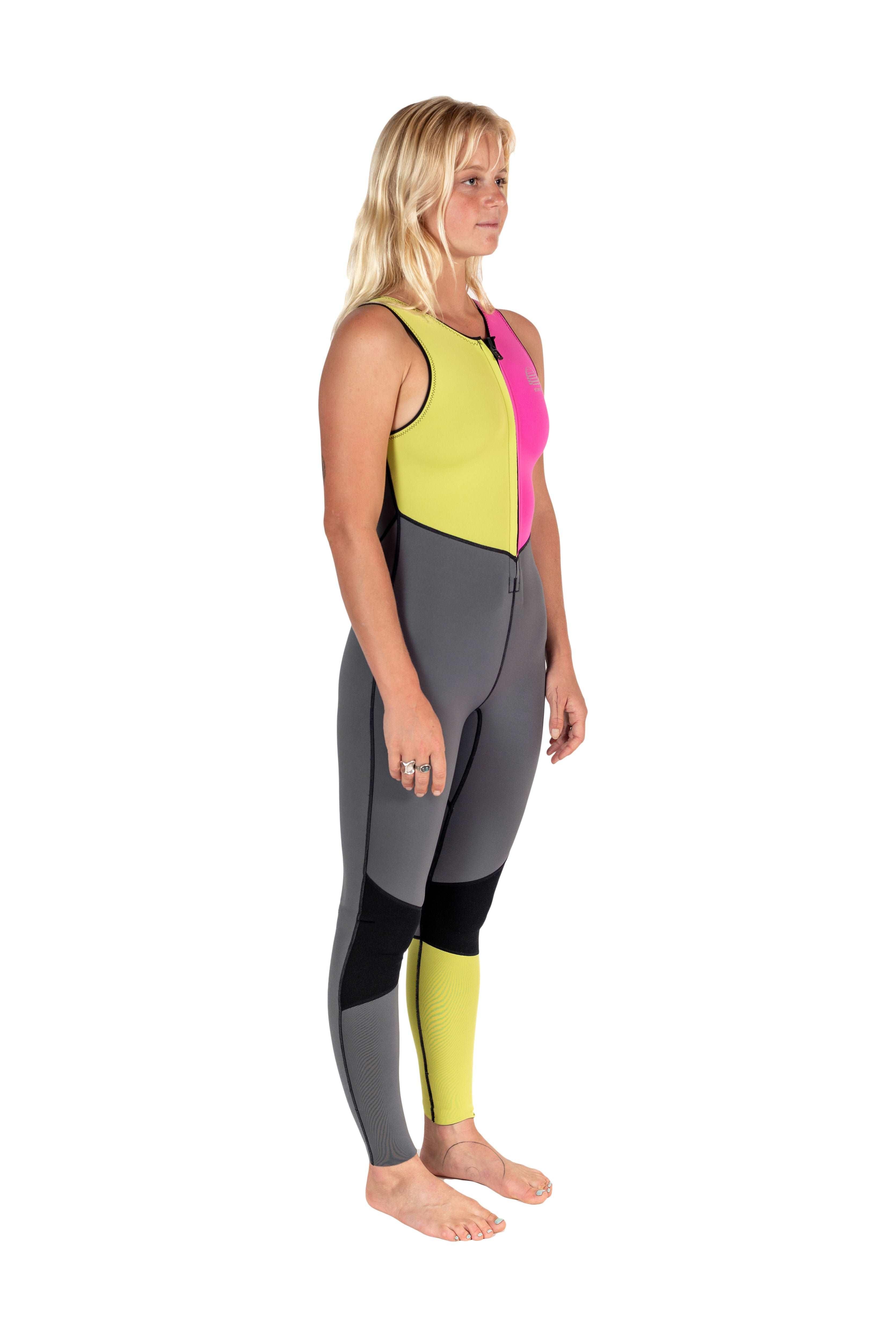Atmosea Front Zip Long Jane Splice