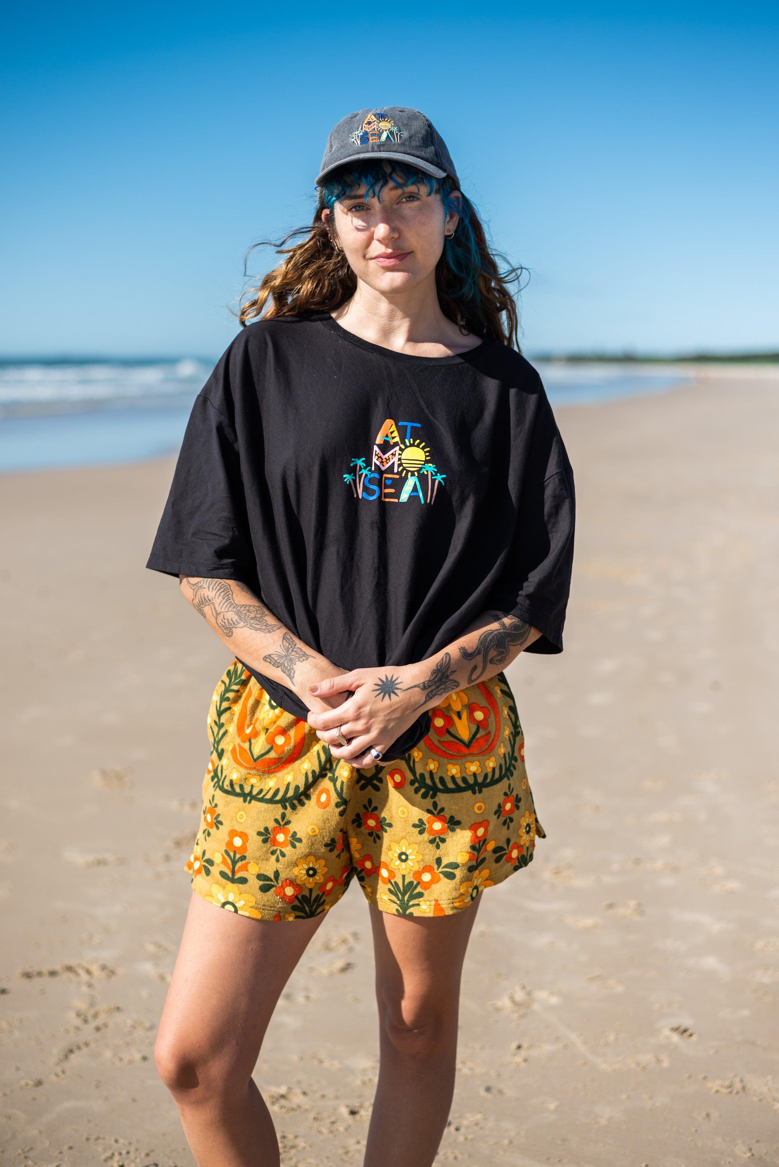 Fun Tee on beach, front view