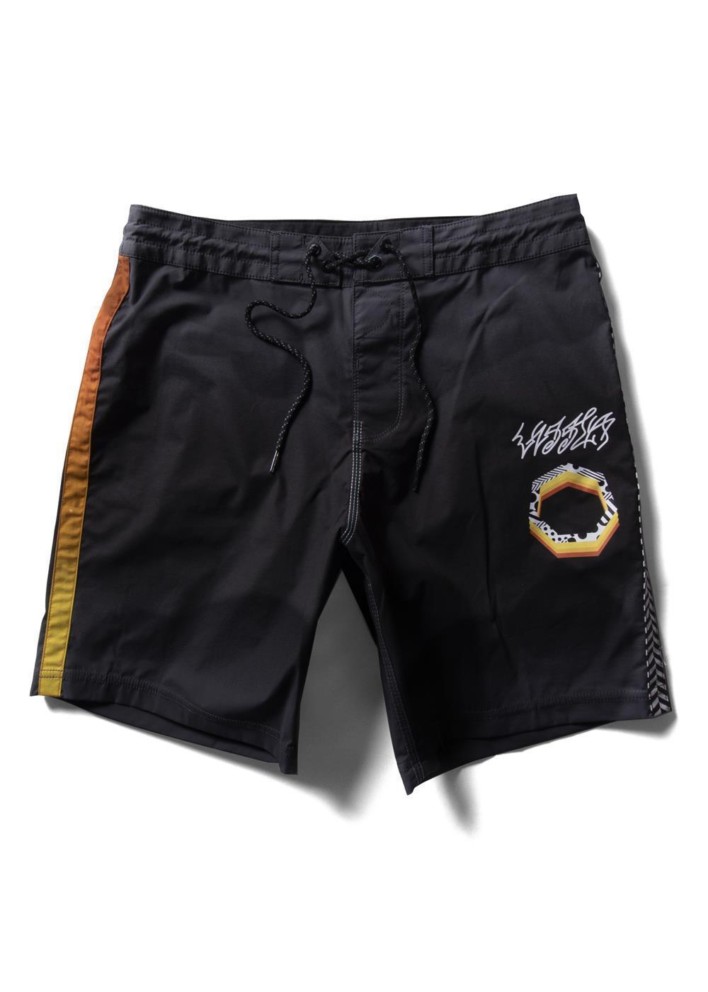VISSLA WOODSIDE STEALTH 17.5" BOARDSHORTS - PHANTOM