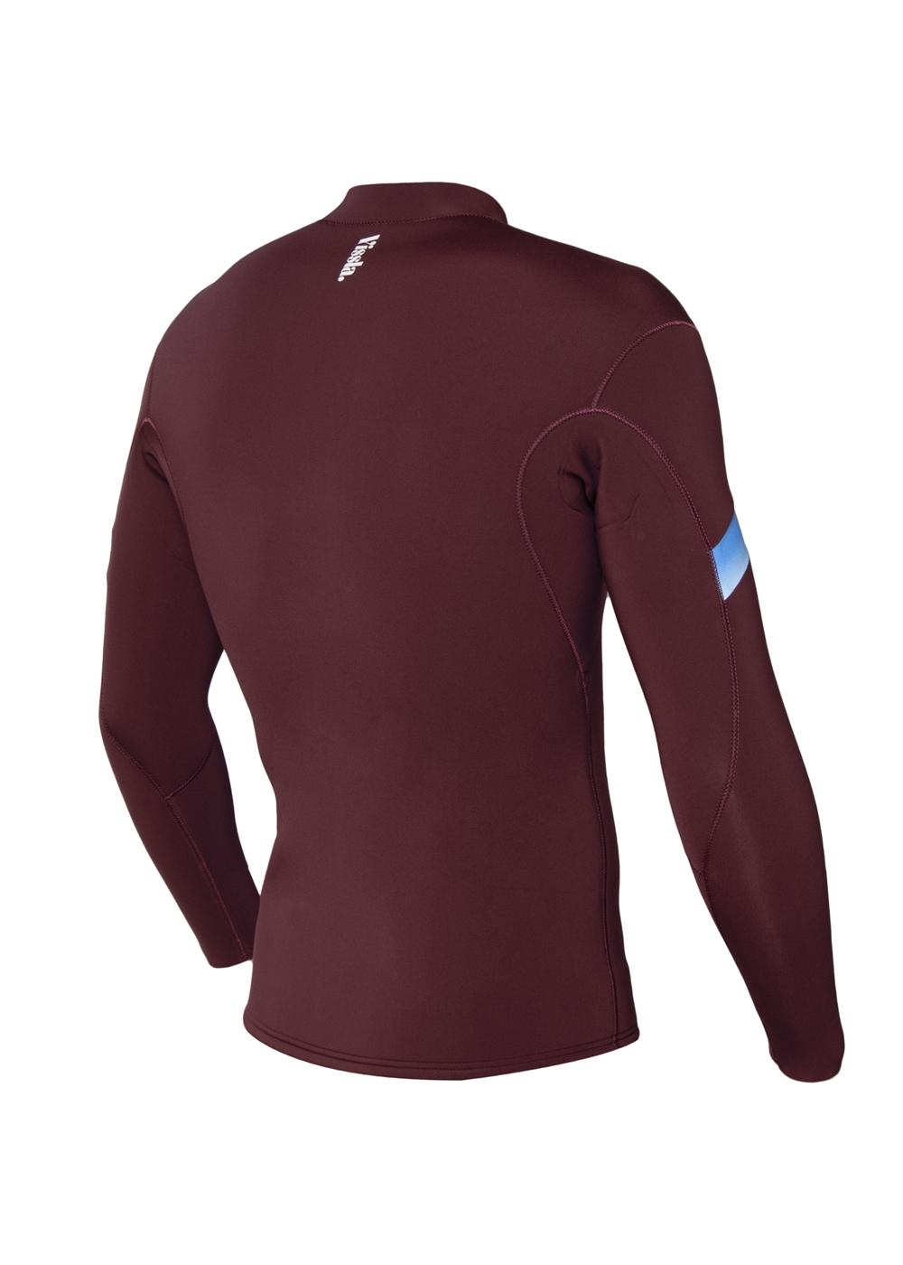 Raditude 2mm Front Zip Jacket - Wine 2