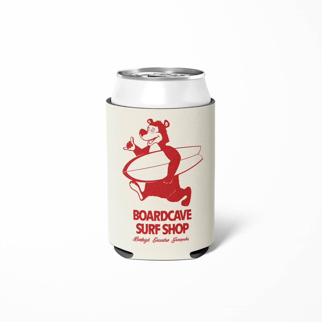 Boardcave Bear Mascot Stubby Cooler
