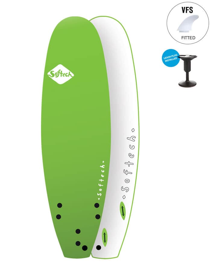 Softech Handshaped 6'0 Red Learner Surfboard 4
