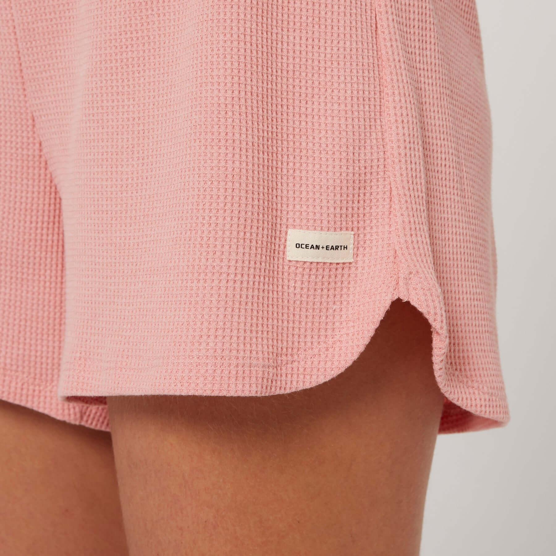 Bliss Waffle Short - Misty Rose