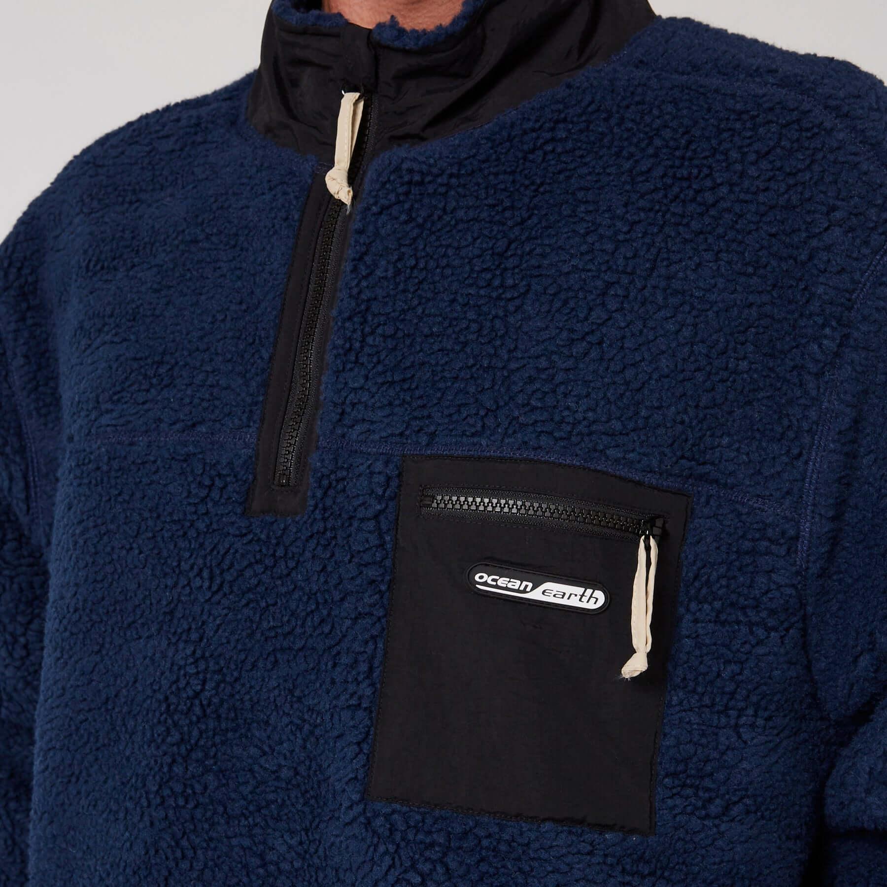 Reflex Sherpa 1/4 Zip - Blue
