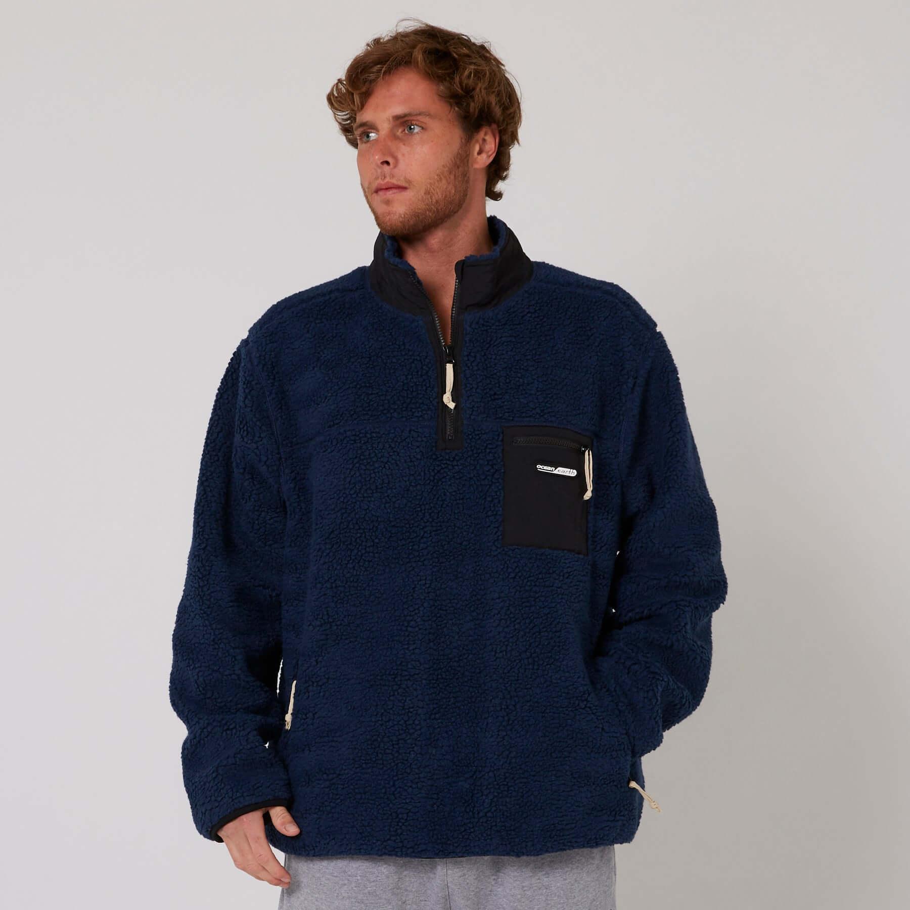 Reflex Sherpa 1/4 Zip - Blue