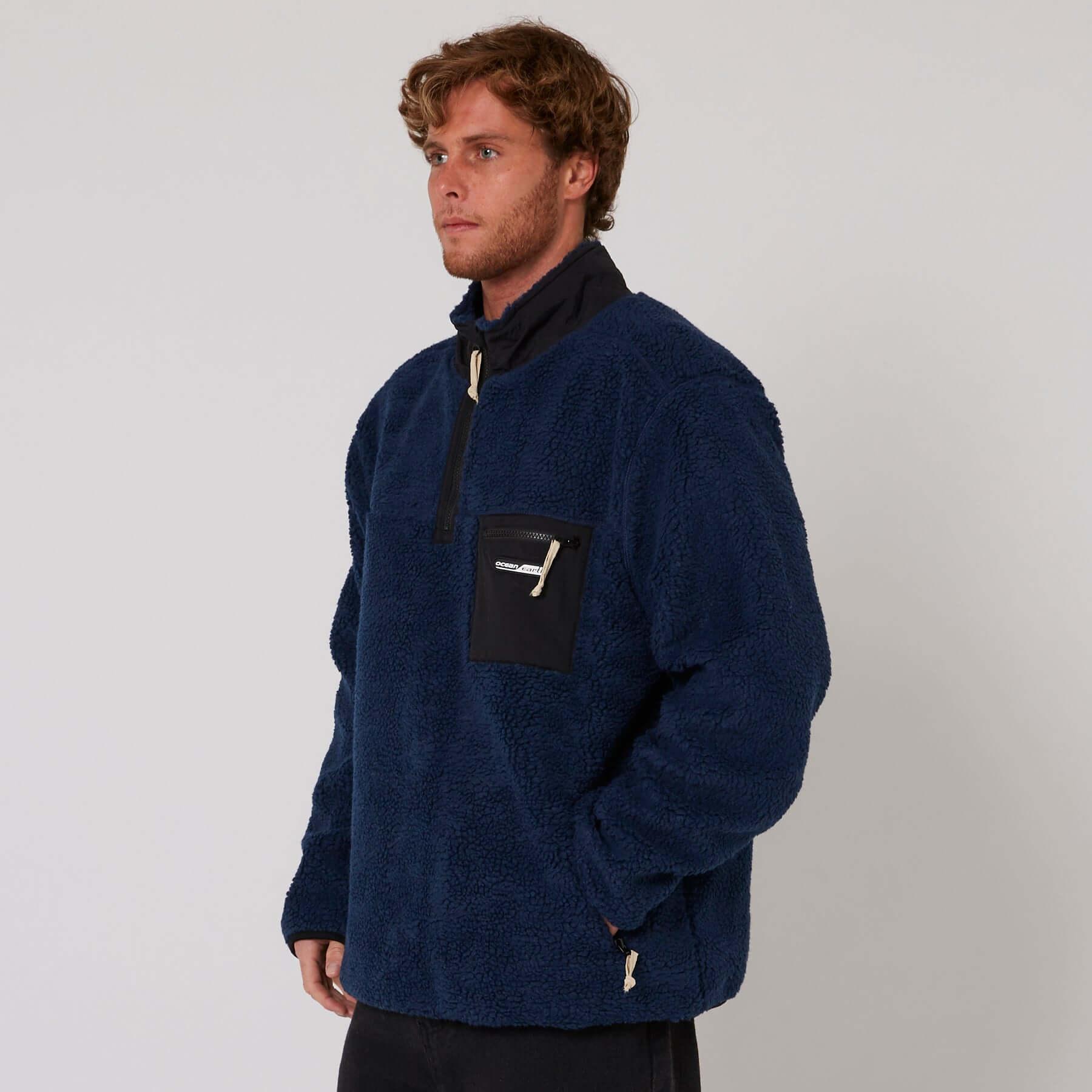 Reflex Sherpa 1/4 Zip - Blue