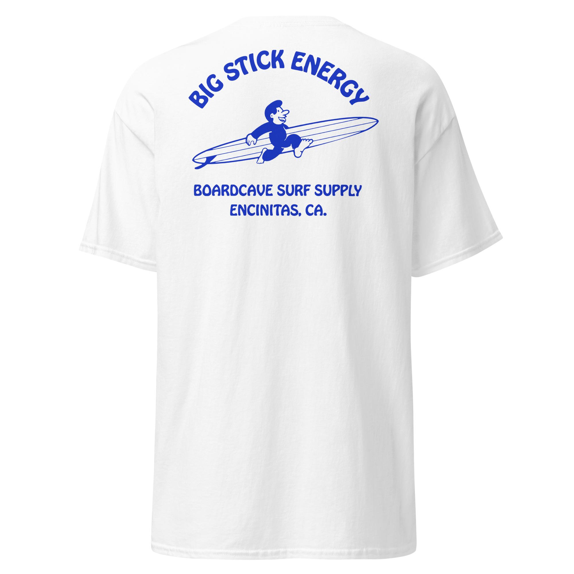 Boardcave Big Stick Energy Tee - White