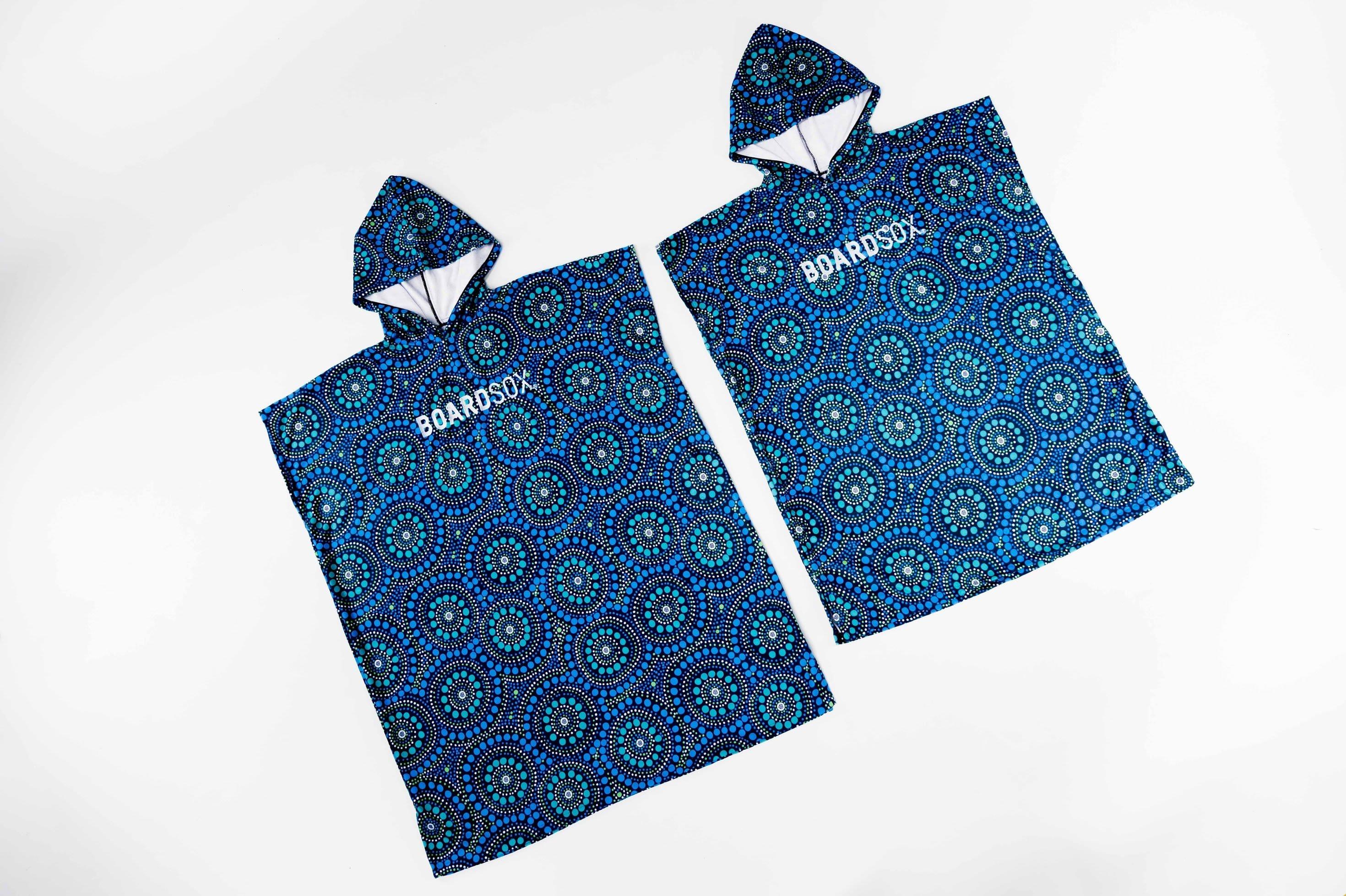 Boardsox Bombora Changing Poncho laid flat