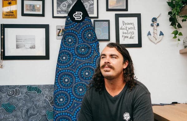 Bombora Surfboard Cover - Shortboard with model