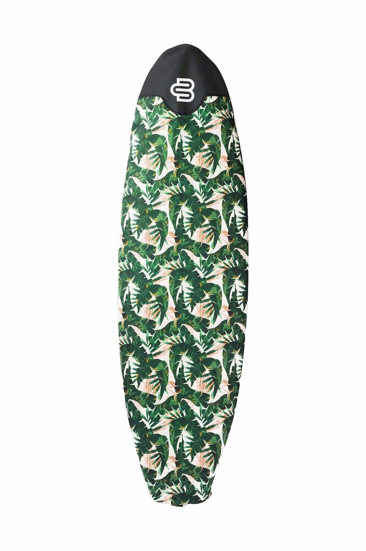 Boardsox Green Leaf Surfboard Cover - Funboard
