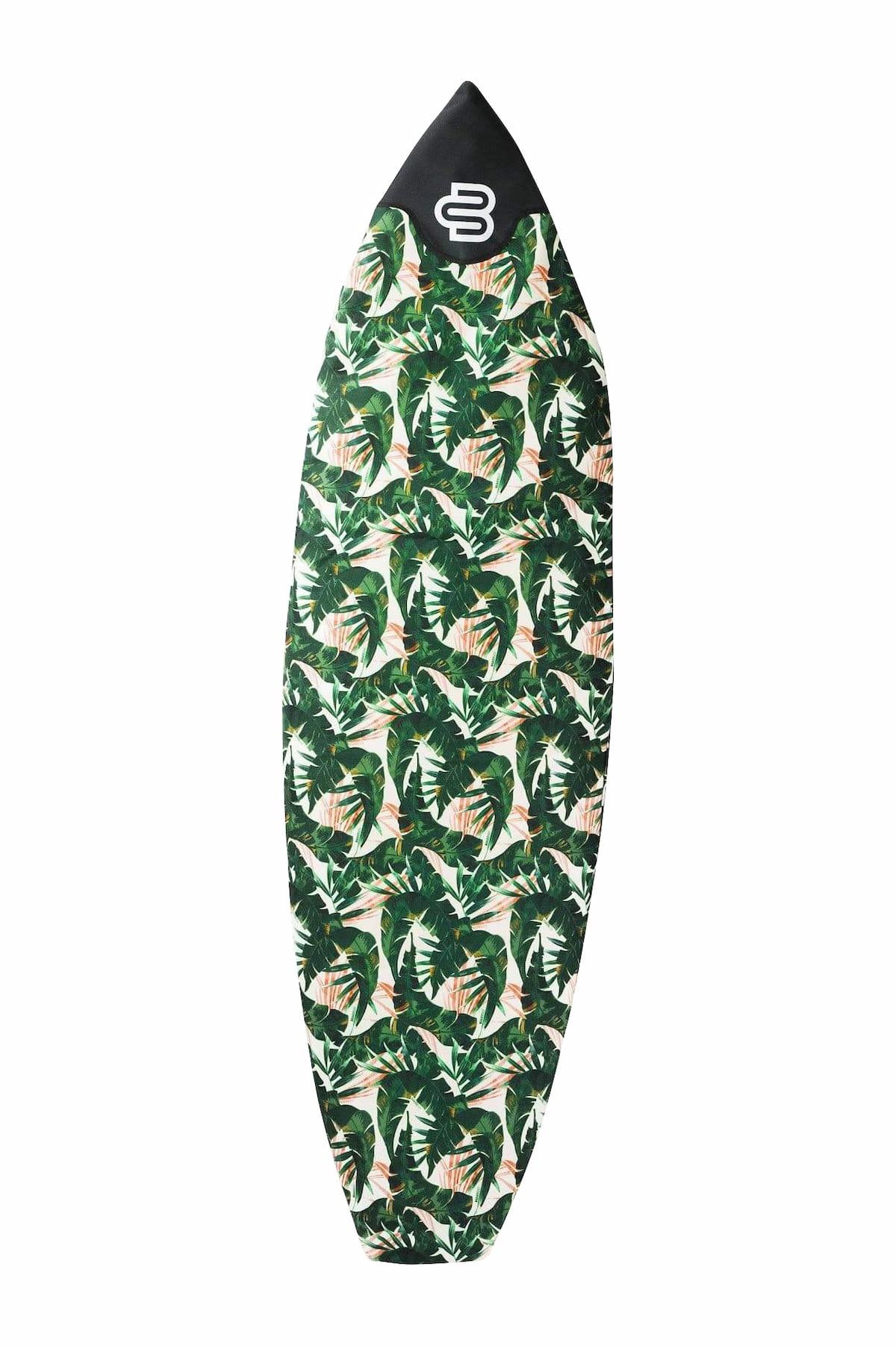 Boardsox Green Leaf Surfboard Cover - Shortboard