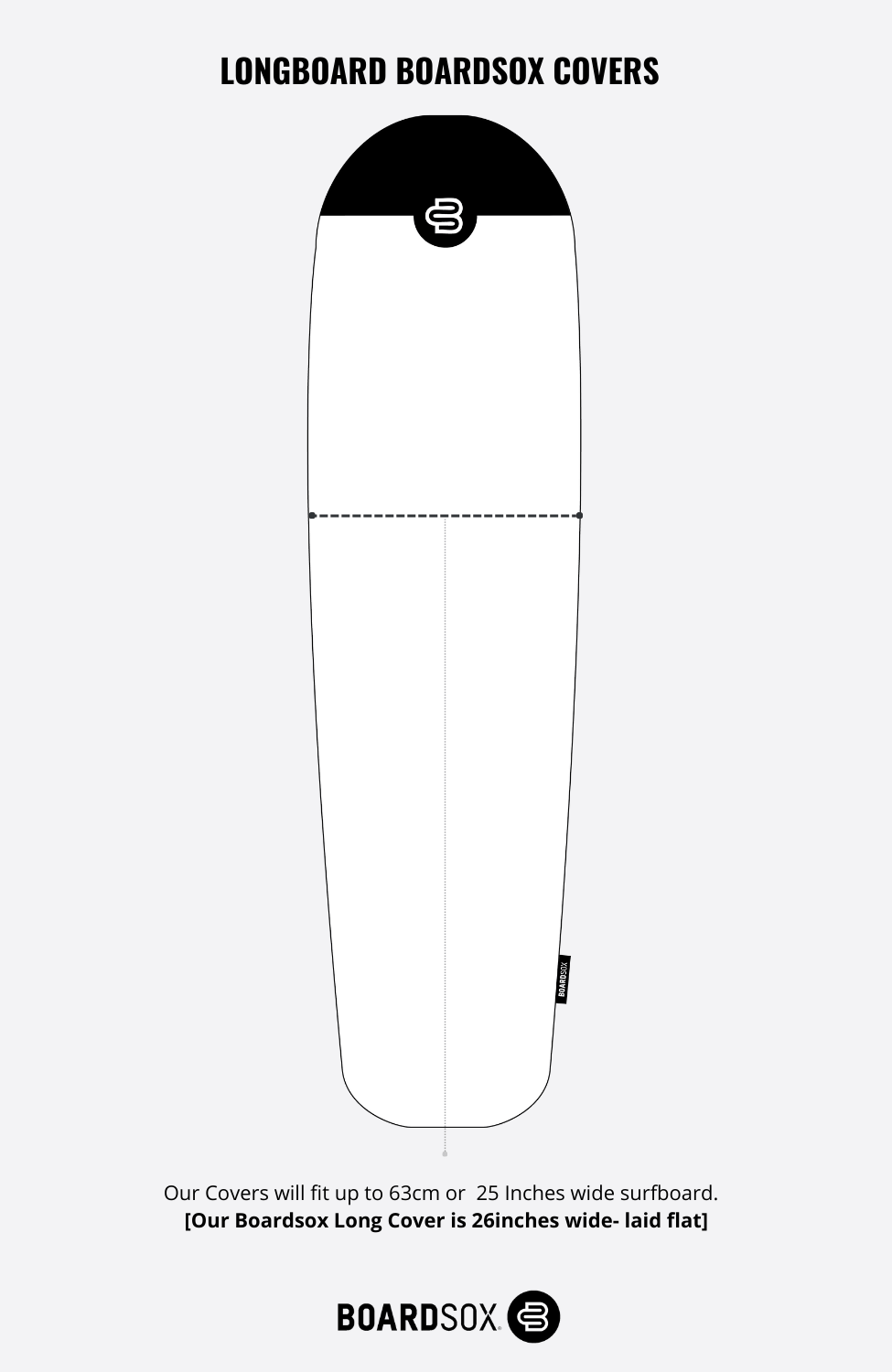 Boardsox Honu Recycled Long Board Cover