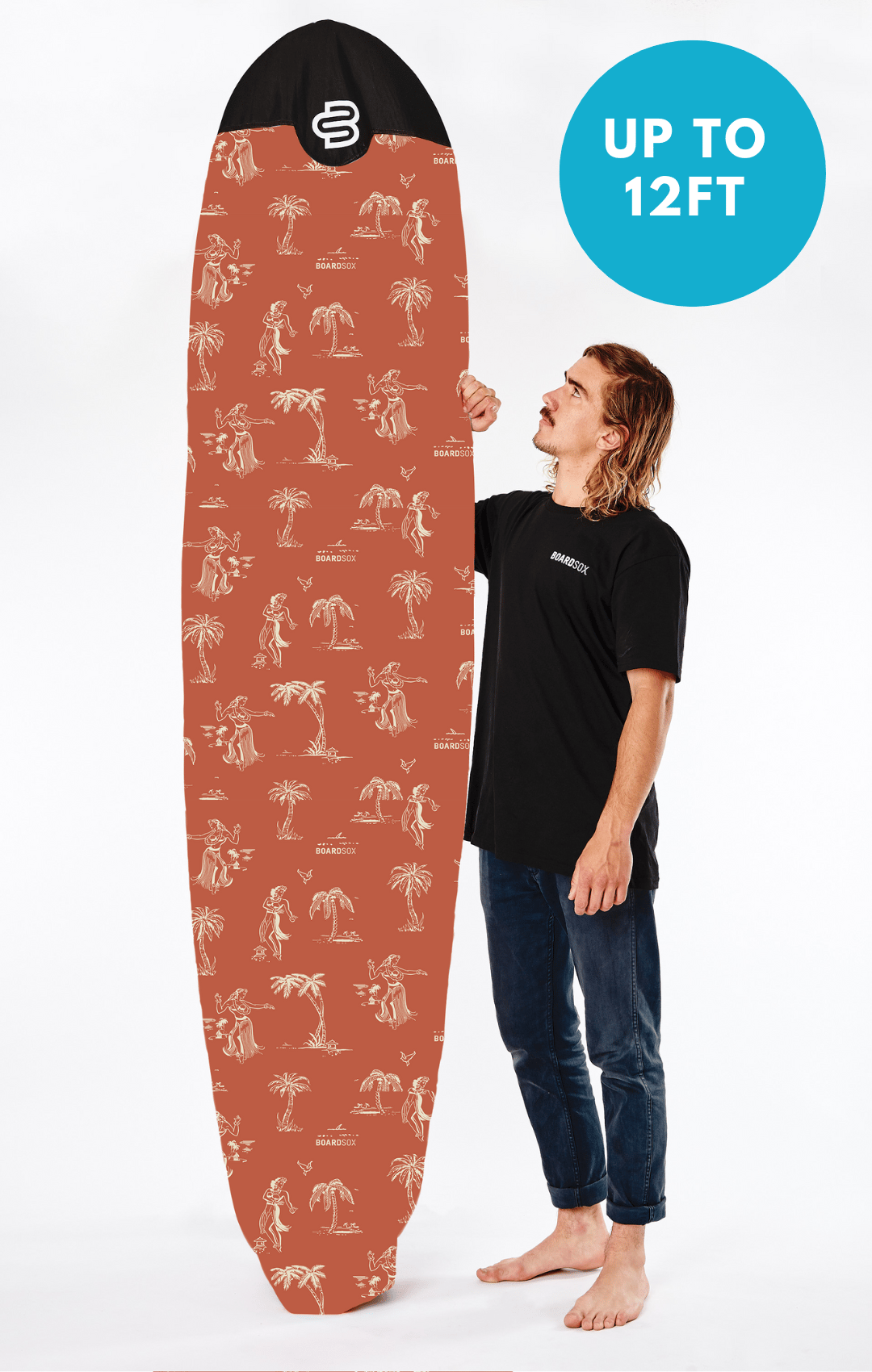 Boardsox Hula Lula Recycled Long Board Cover