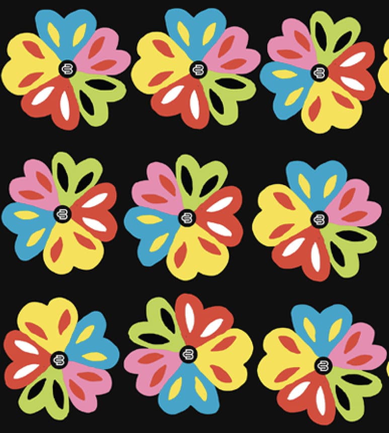 Boardsox Ozzie Wright Alien Love Flower Surfboard Cover prints