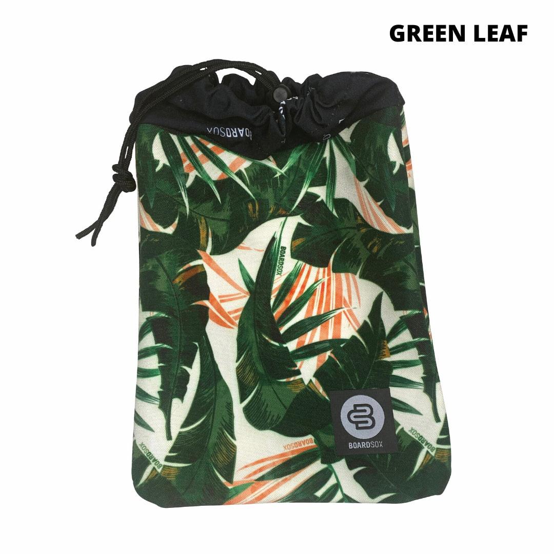 Boardsox Wax/Fin Bag - Green Leaf