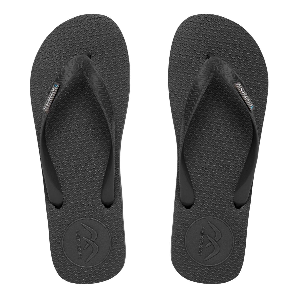 Boomerangz Men's Black/Red Thongs top