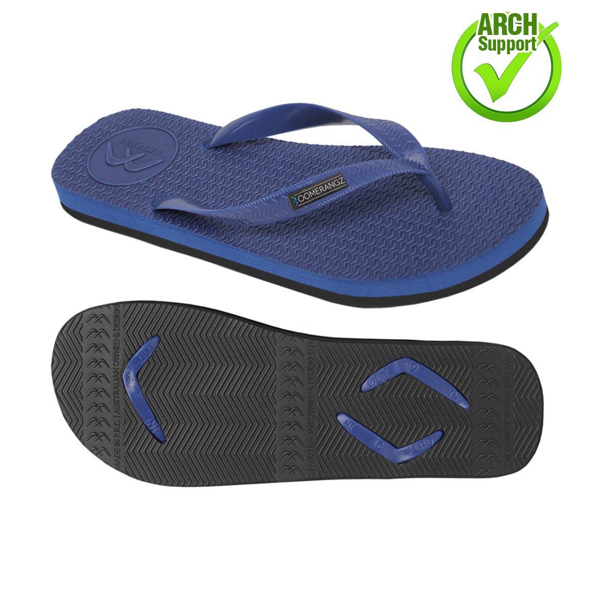 Boomerangz Men's Navy/Black Thongs arch