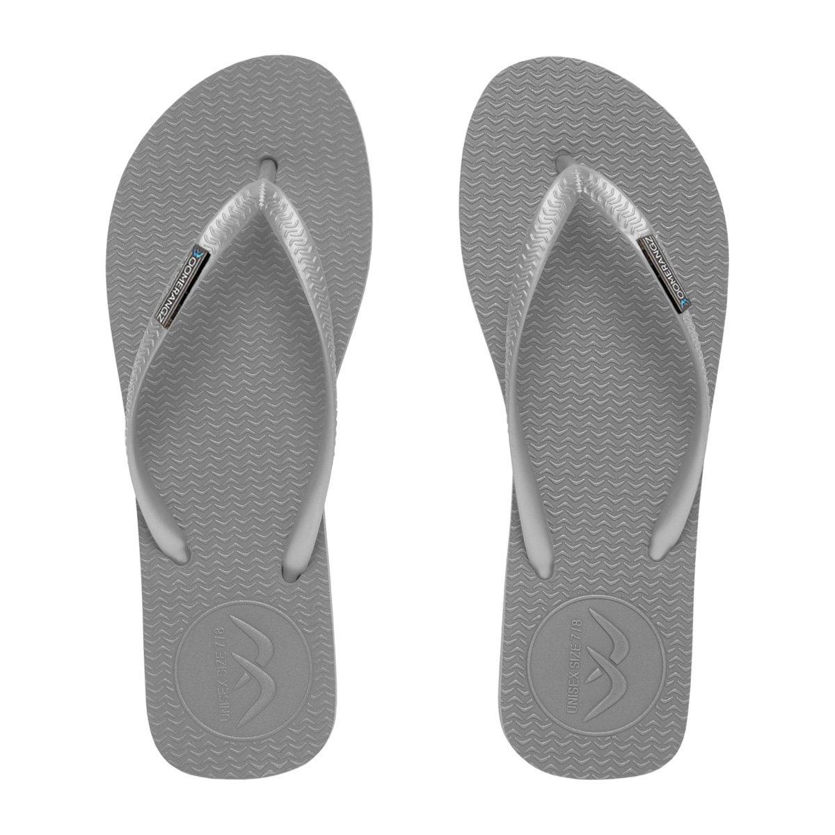 Boomerangz Women's Grey/Black Thongs top