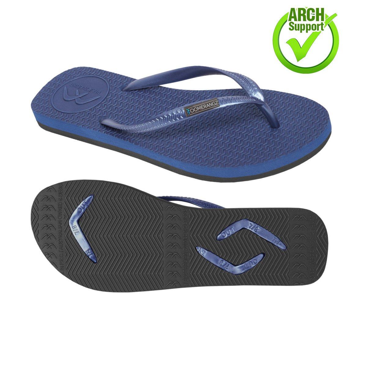 Boomerangz Women's Navy/Black Thongs arcg