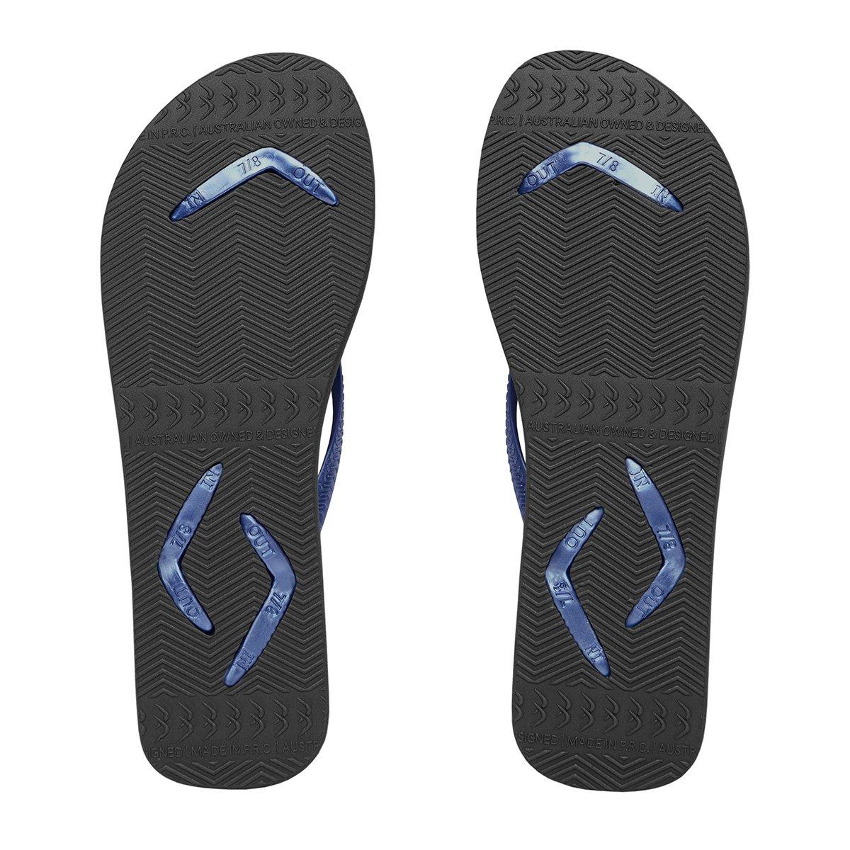 Boomerangz Women's Navy/Black Thongs bottom