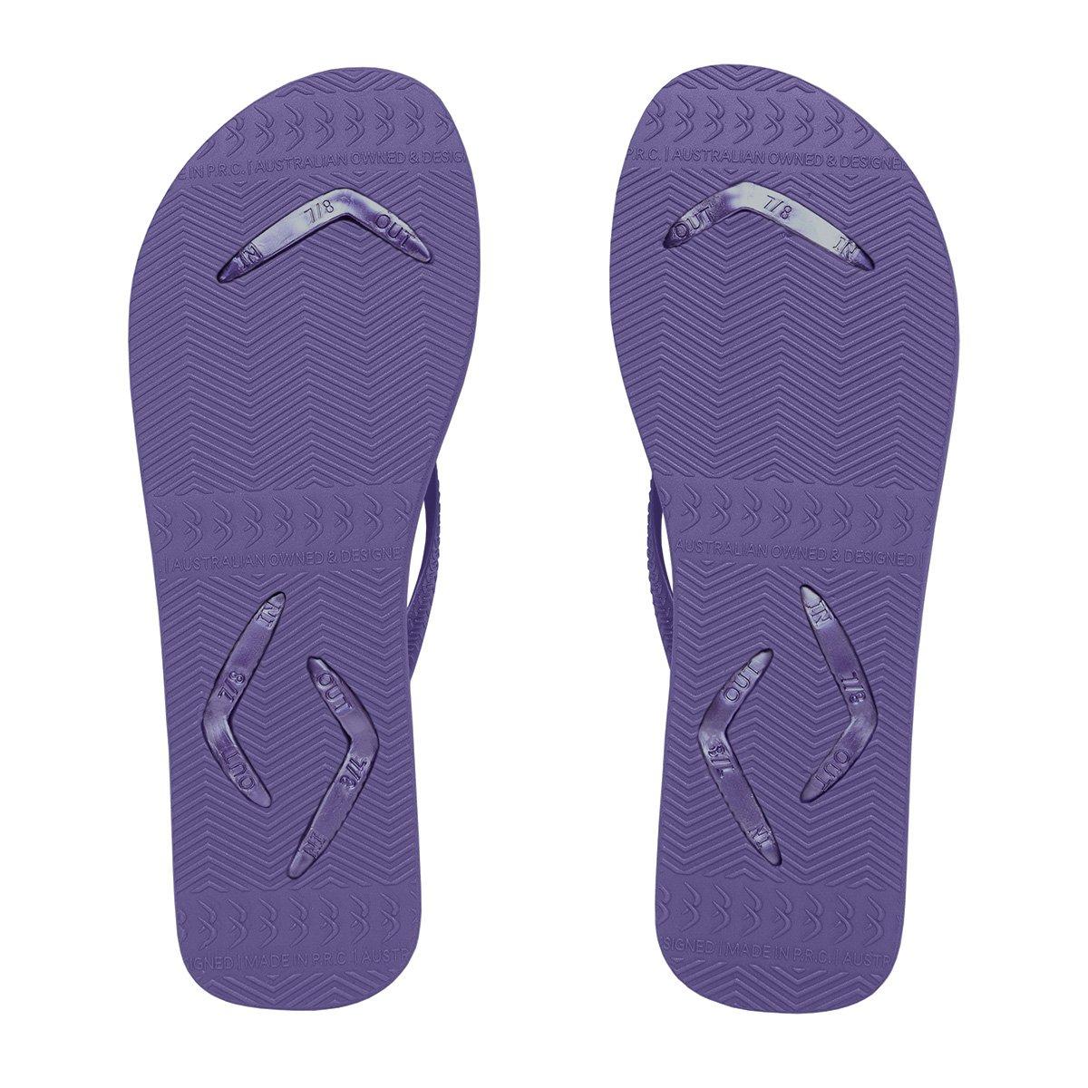 Boomerangz Women's Purple Thongs bottom